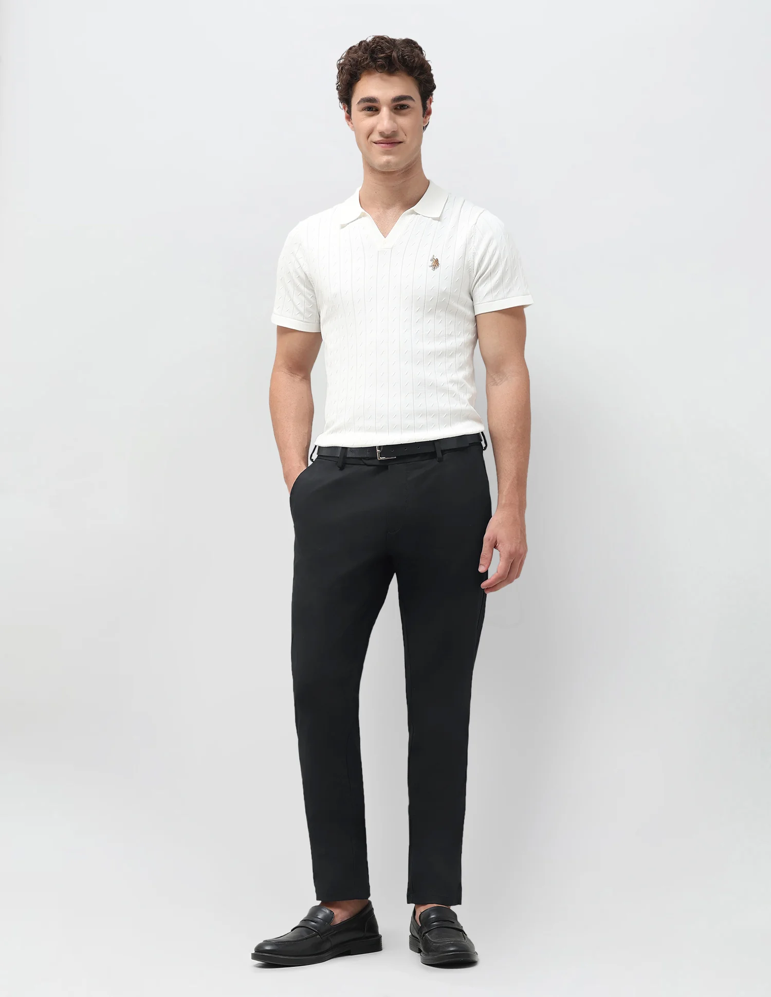 Denver Slim Fit Twill Trousers - Image 3