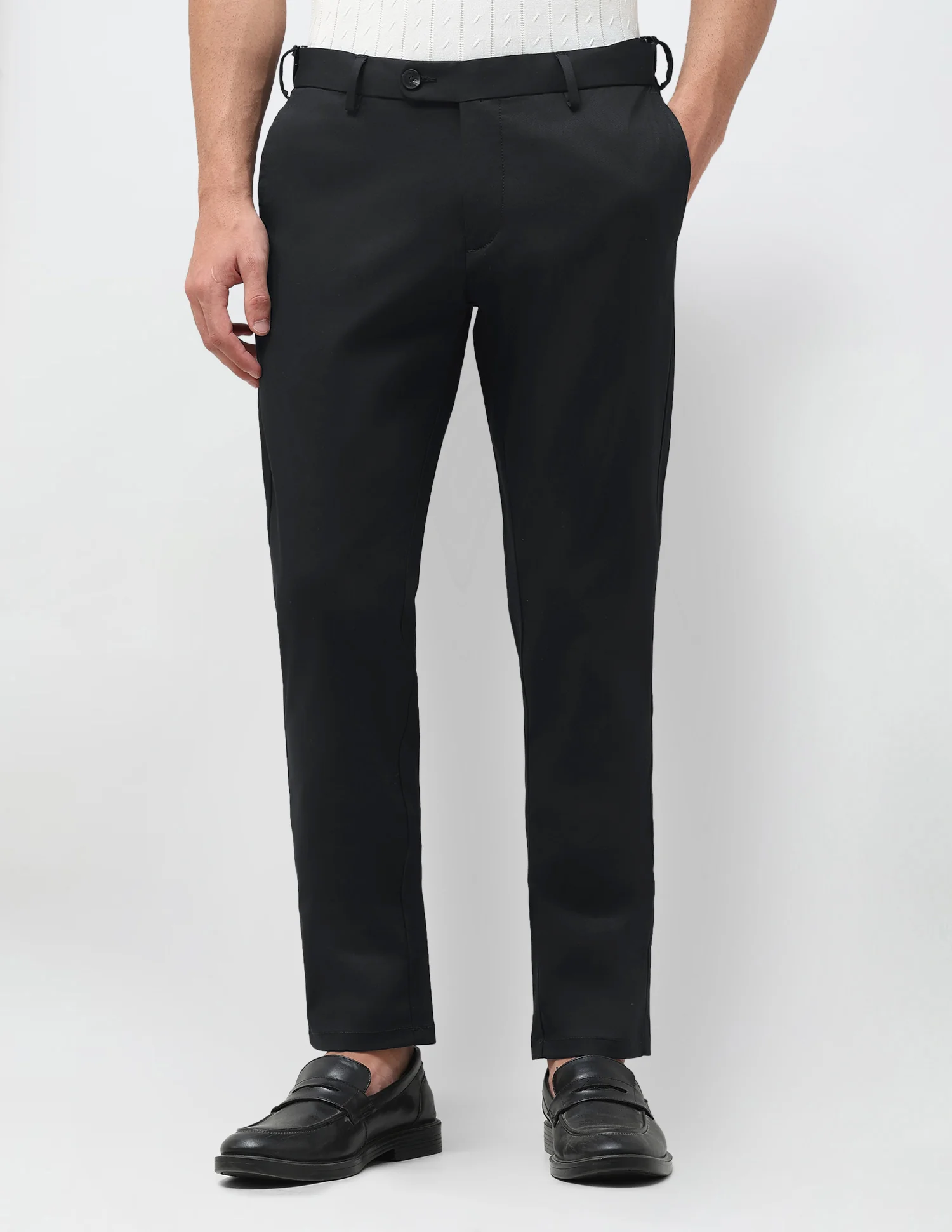 Denver Slim Fit Twill Trousers - Image 6