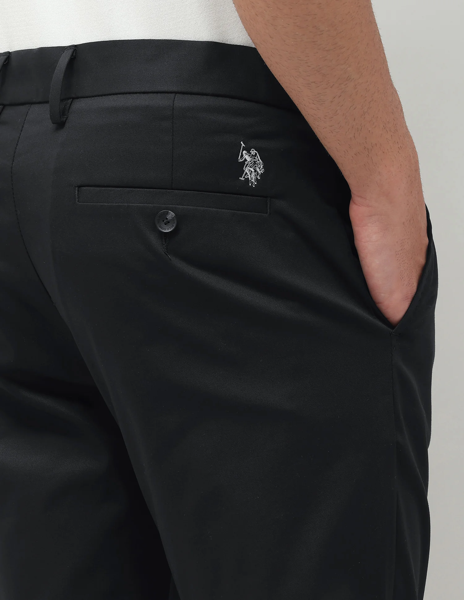 Denver Slim Fit Twill Trousers - Image 8
