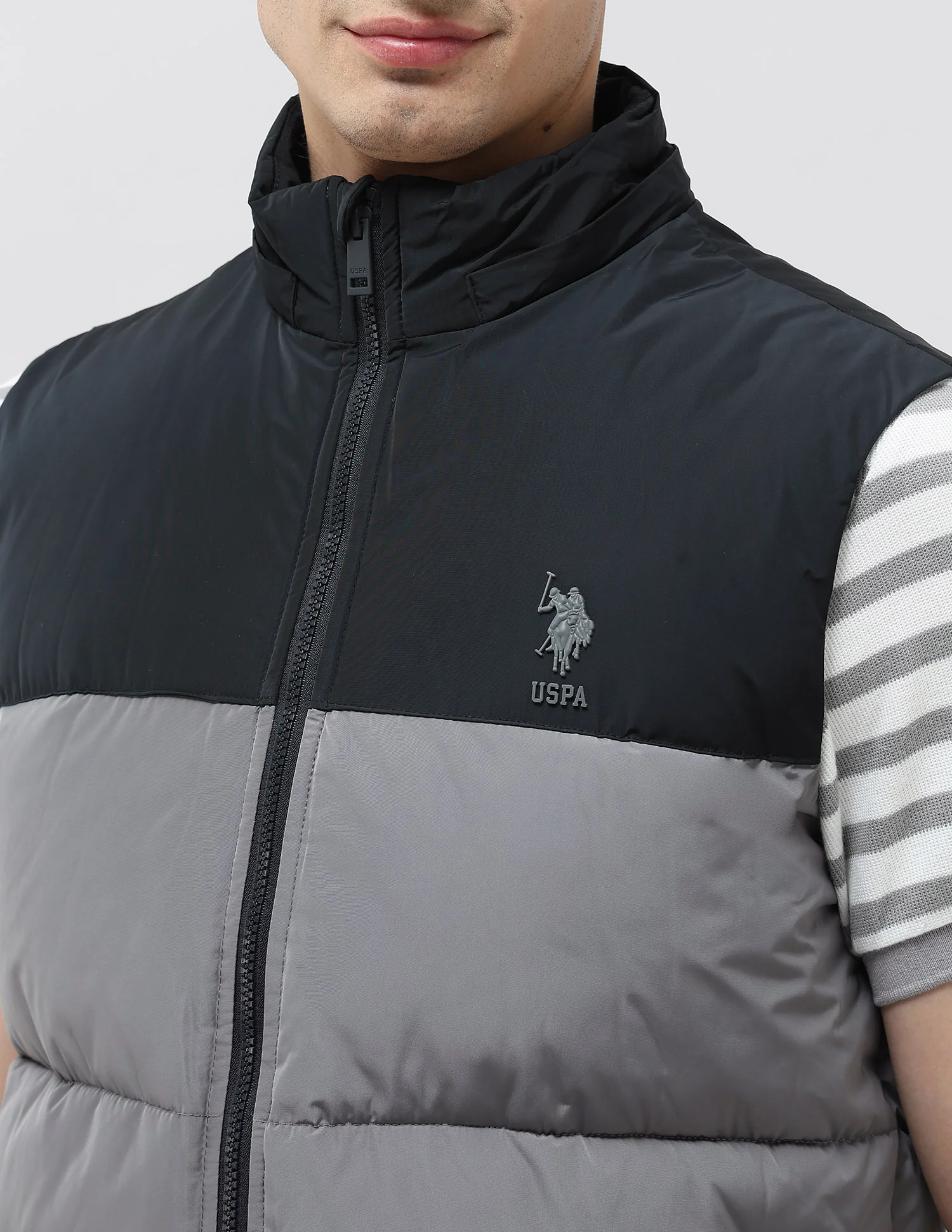 Detachable Hood Colour Blocked Jacket - Image 12