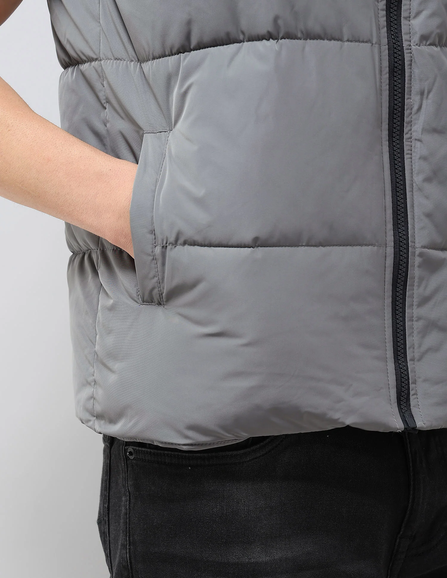 Detachable Hood Colour Blocked Jacket - Image 9