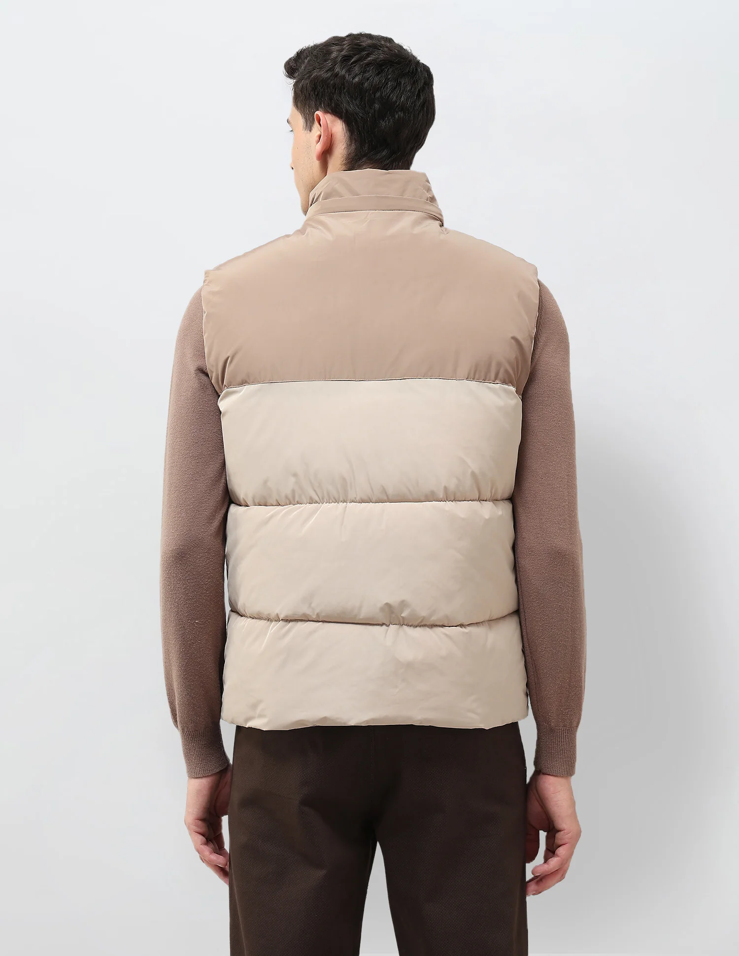 Detachable Hood Colour Blocked Jacket - Image 10