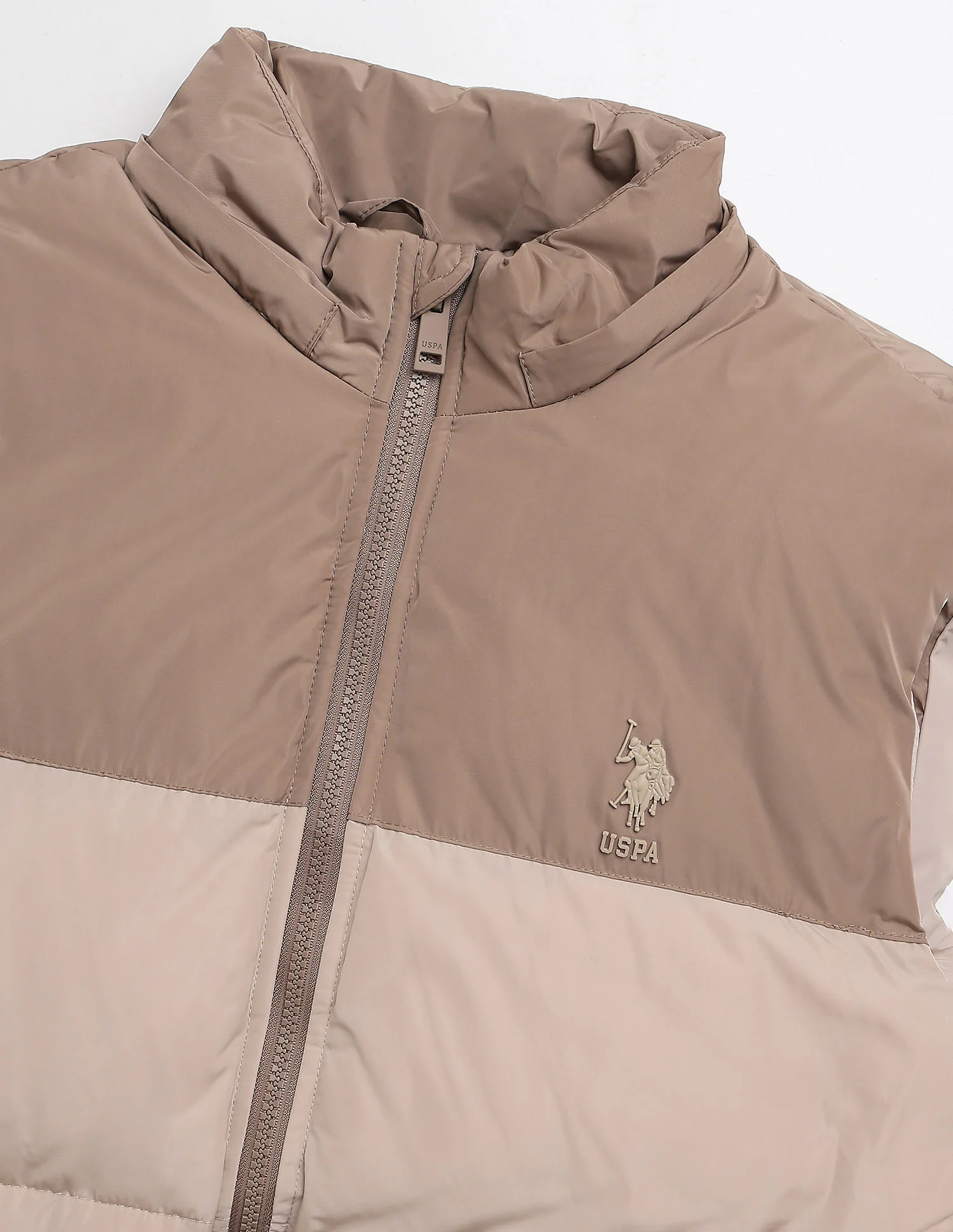 Detachable Hood Colour Blocked Jacket - Image 12