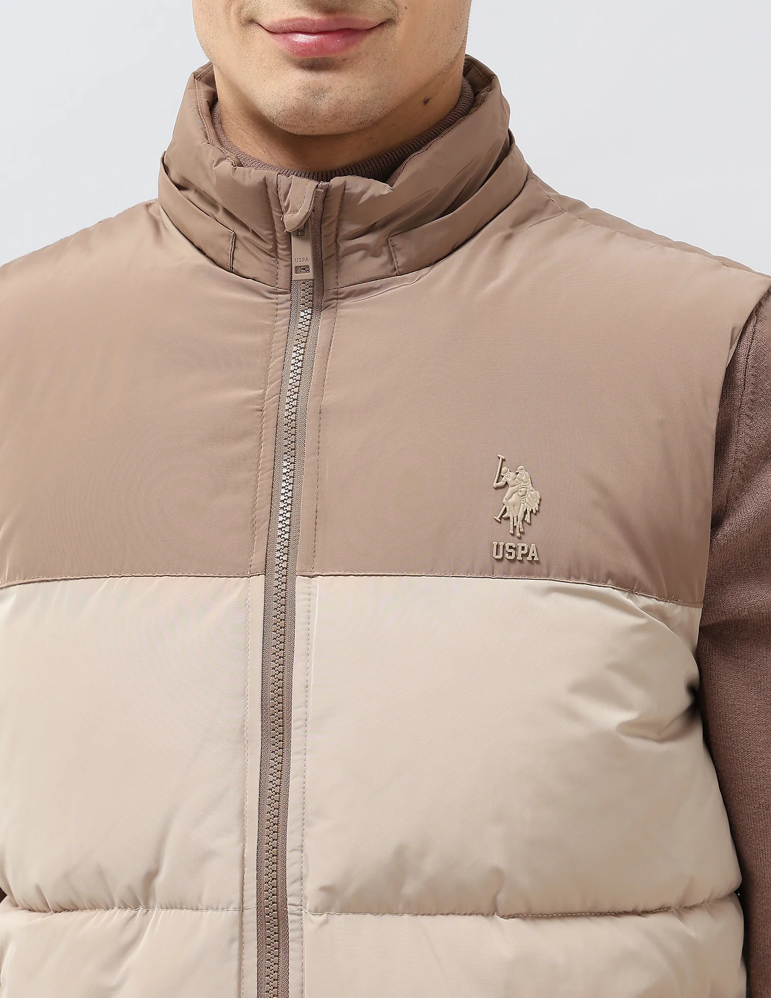 Detachable Hood Colour Blocked Jacket - Image 7