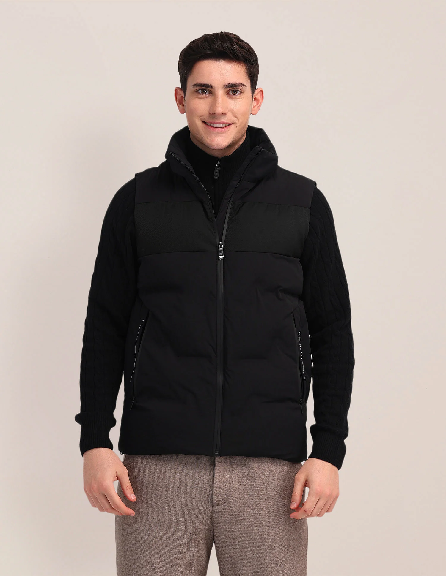 Detachable Hood Padded Jacket - Image 6