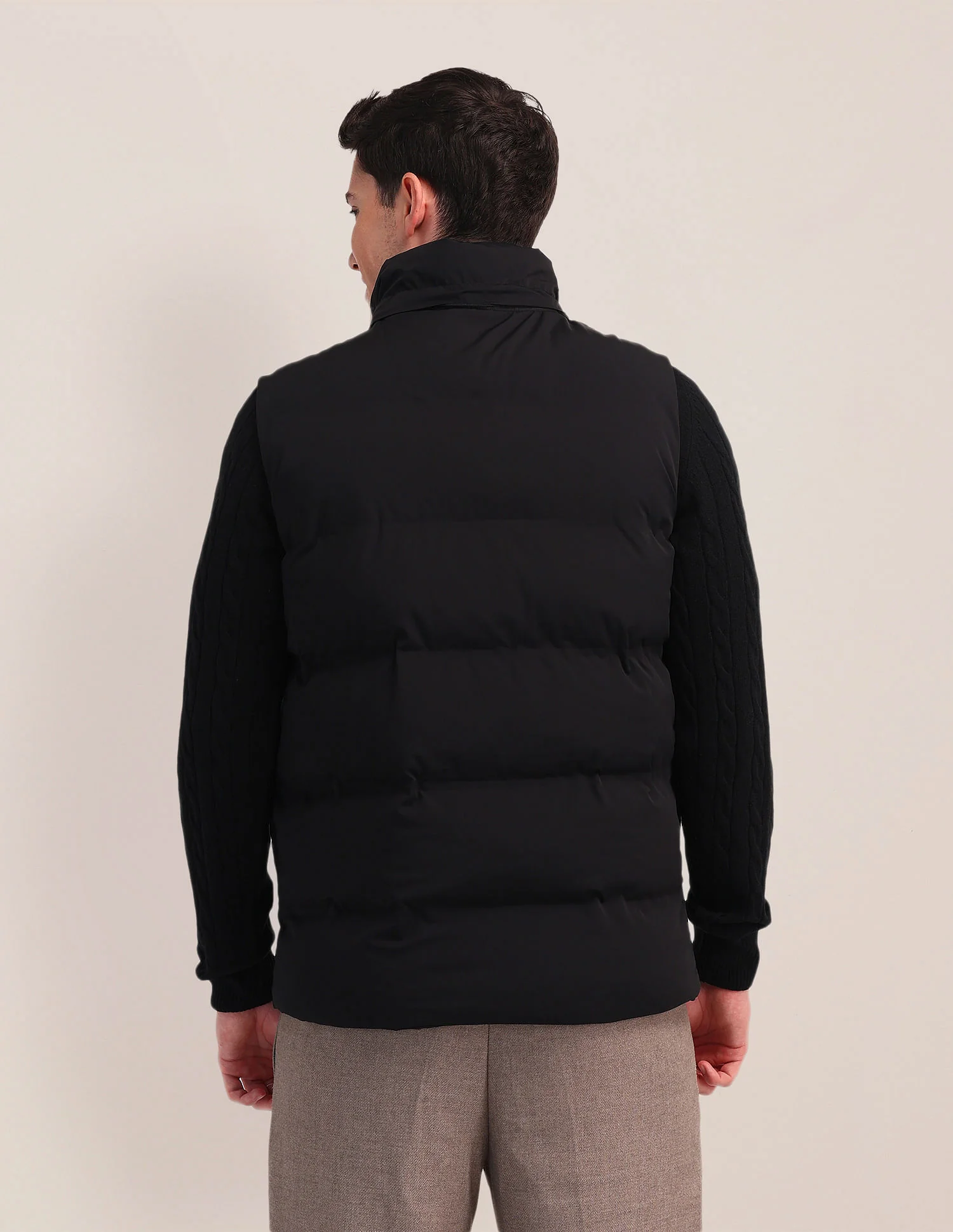 Detachable Hood Padded Jacket - Image 9