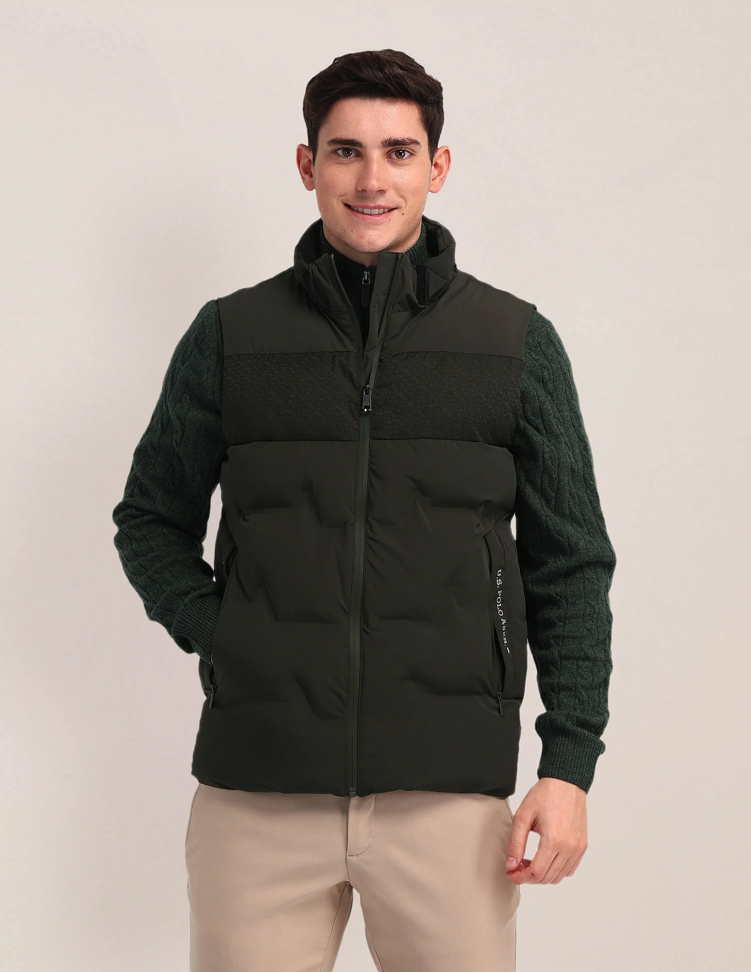 Detachable Hood Padded Jacket - Image 10