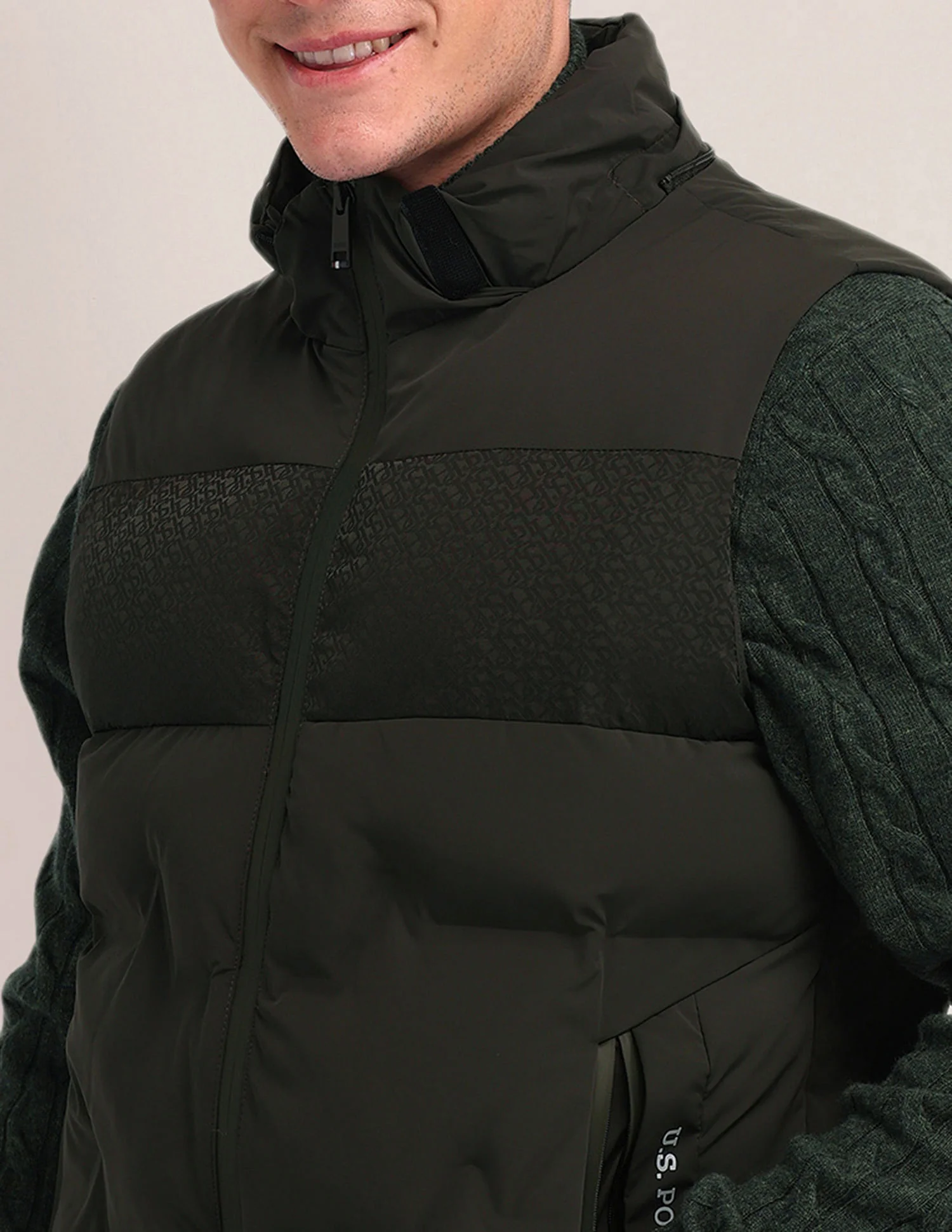 Detachable Hood Padded Jacket - Image 11