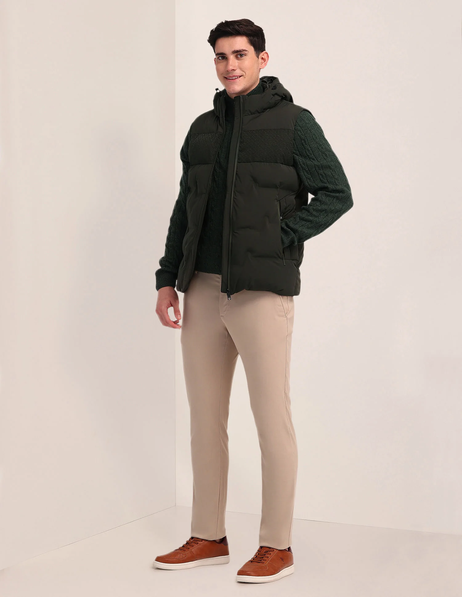 Detachable Hood Padded Jacket - Image 3