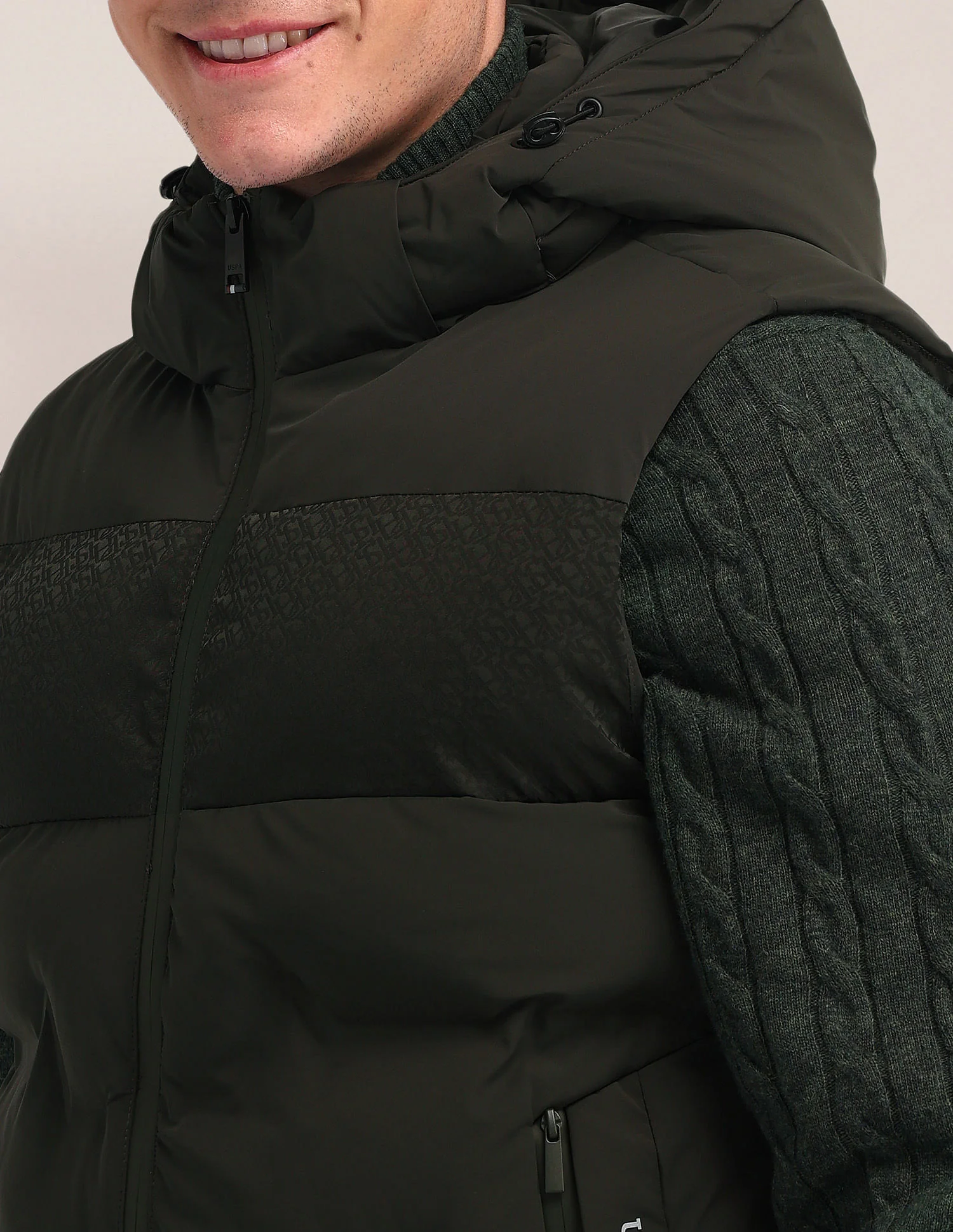 Detachable Hood Padded Jacket - Image 7
