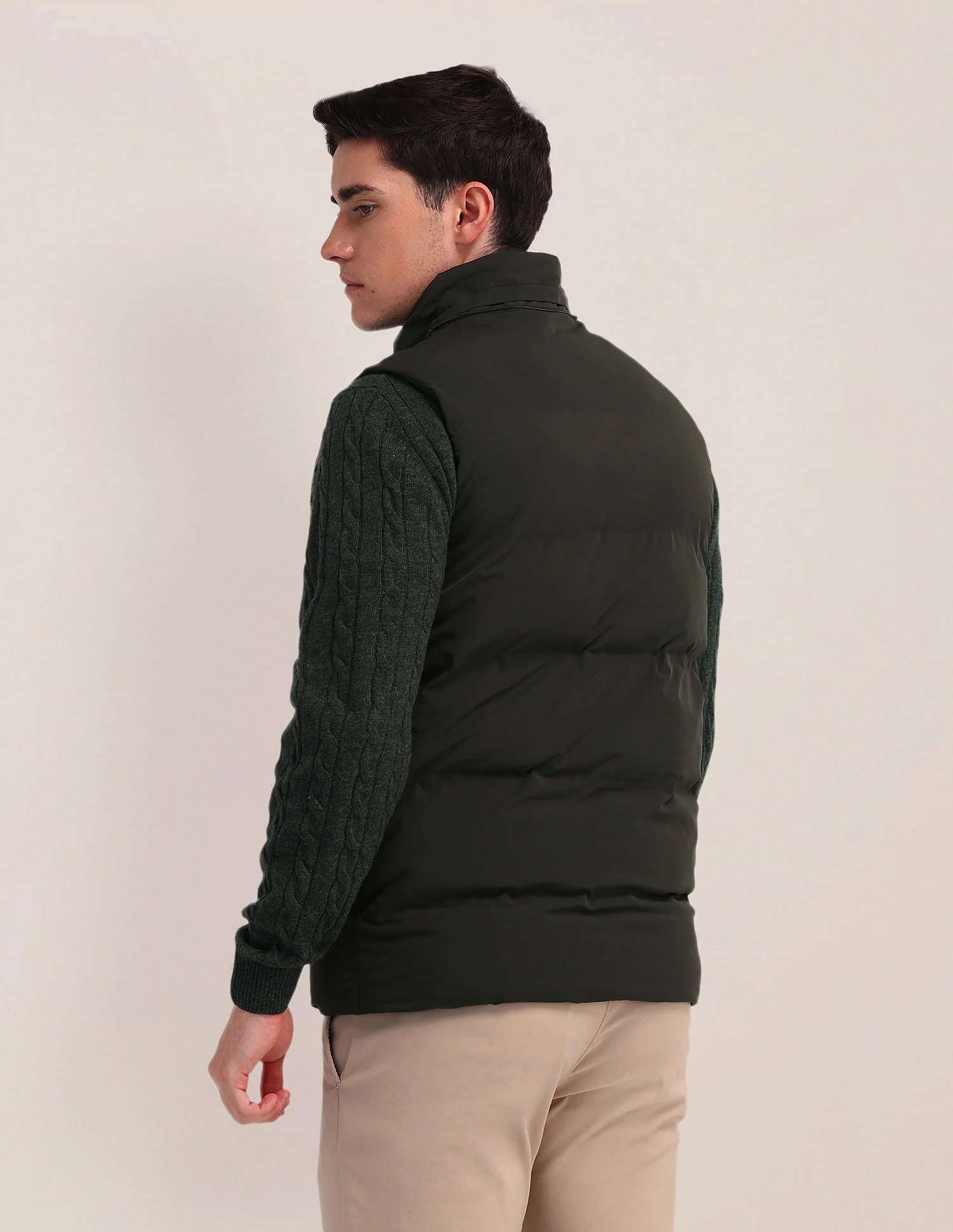 Detachable Hood Padded Jacket - Image 9