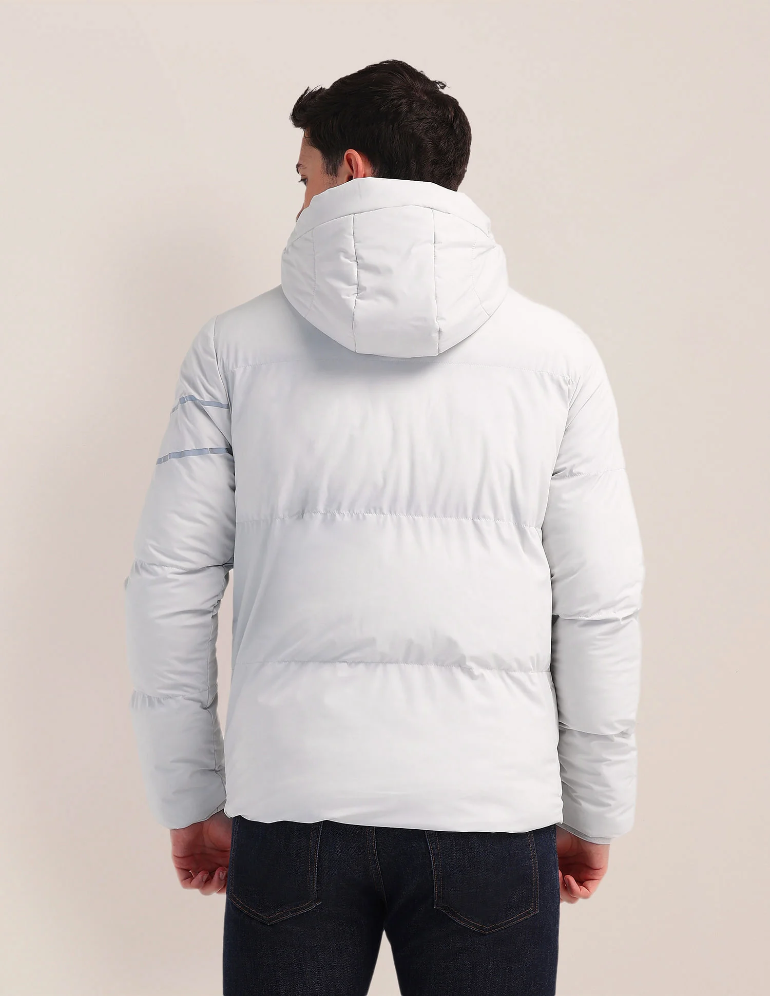 Detachable Hood Padded Jacket - Image 5