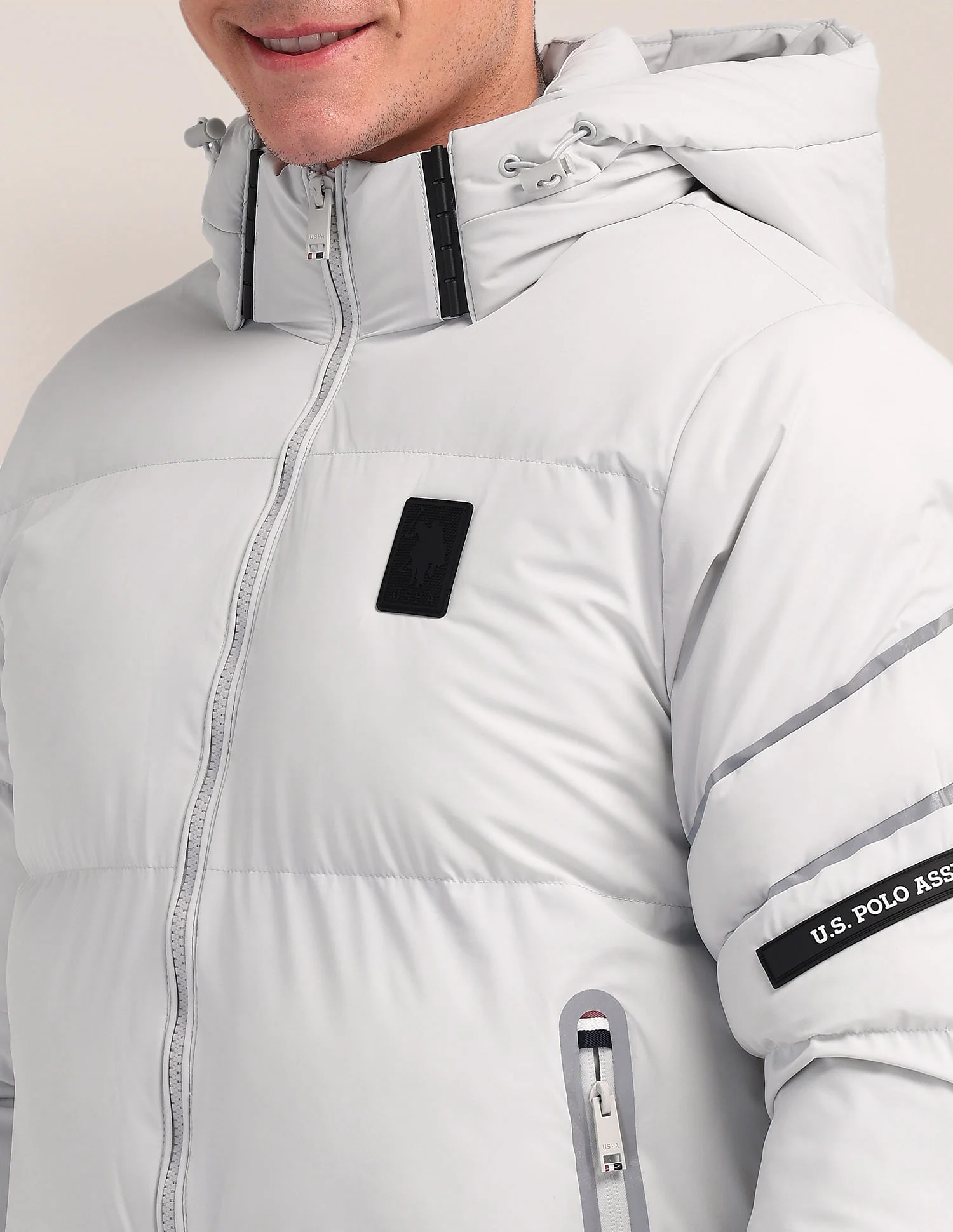 Detachable Hood Padded Jacket - Image 7