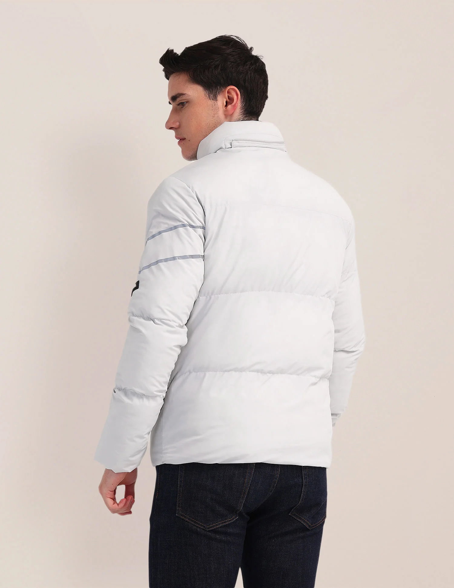 Detachable Hood Padded Jacket - Image 8