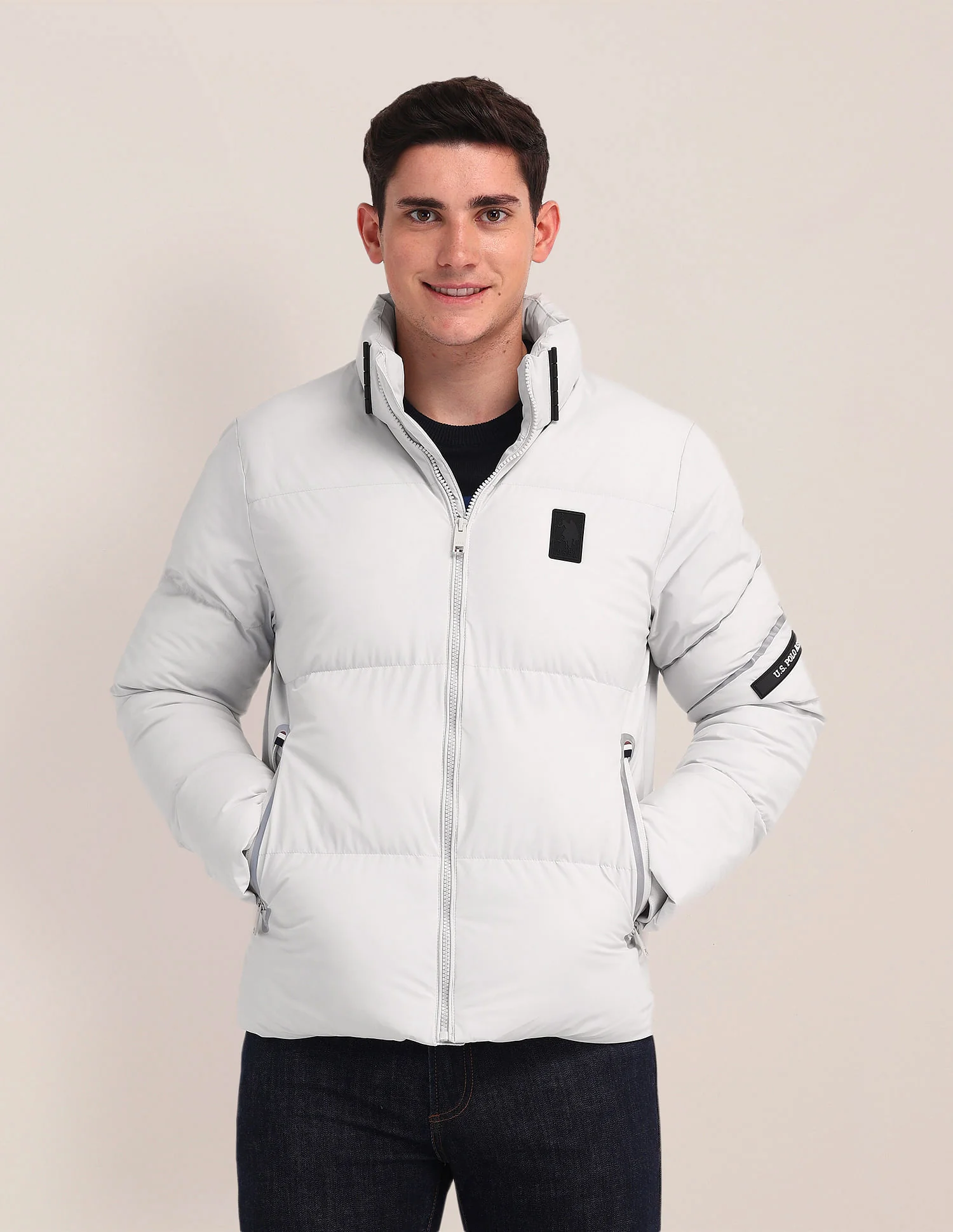 Detachable Hood Padded Jacket - Image 9