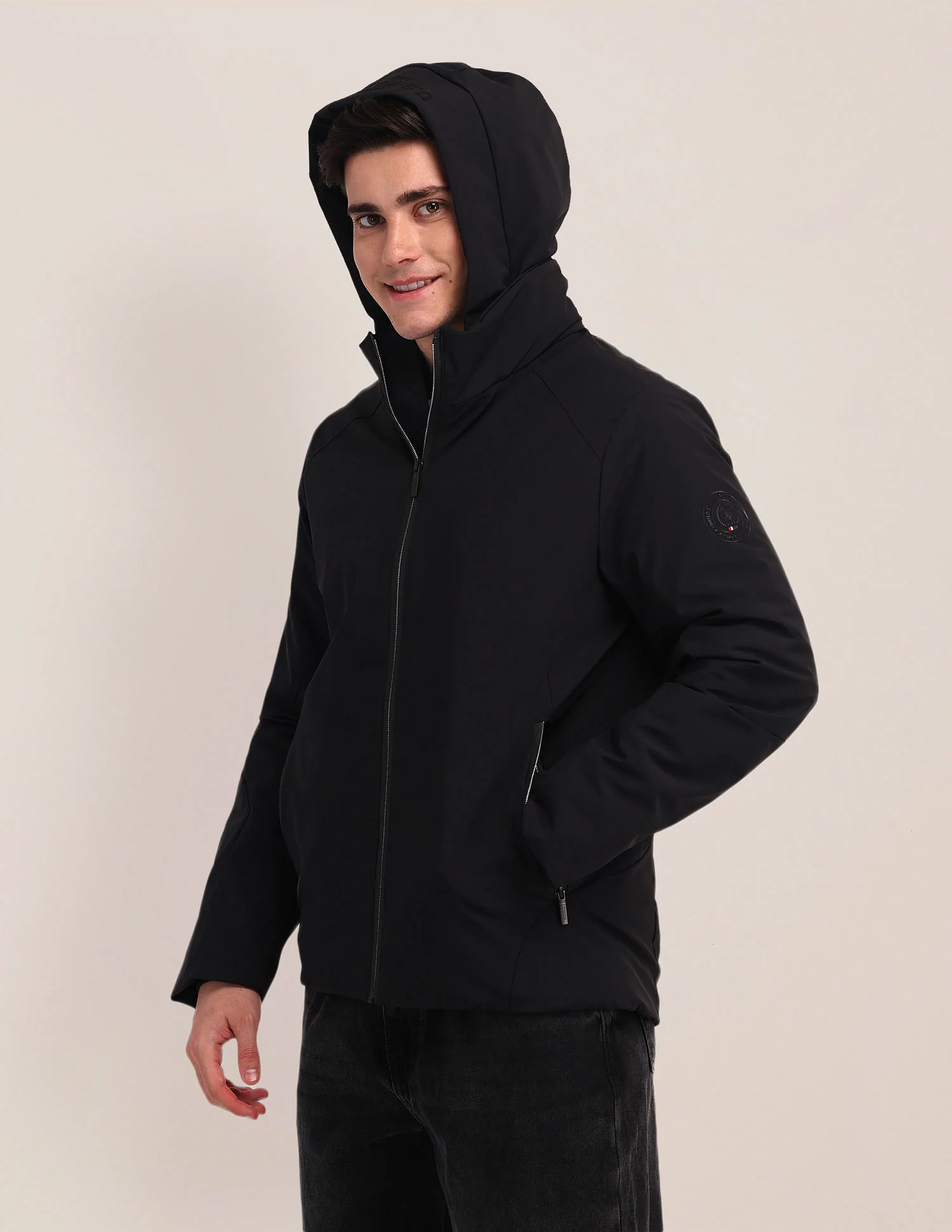 Detachable Hood Padded Jacket - Image 4
