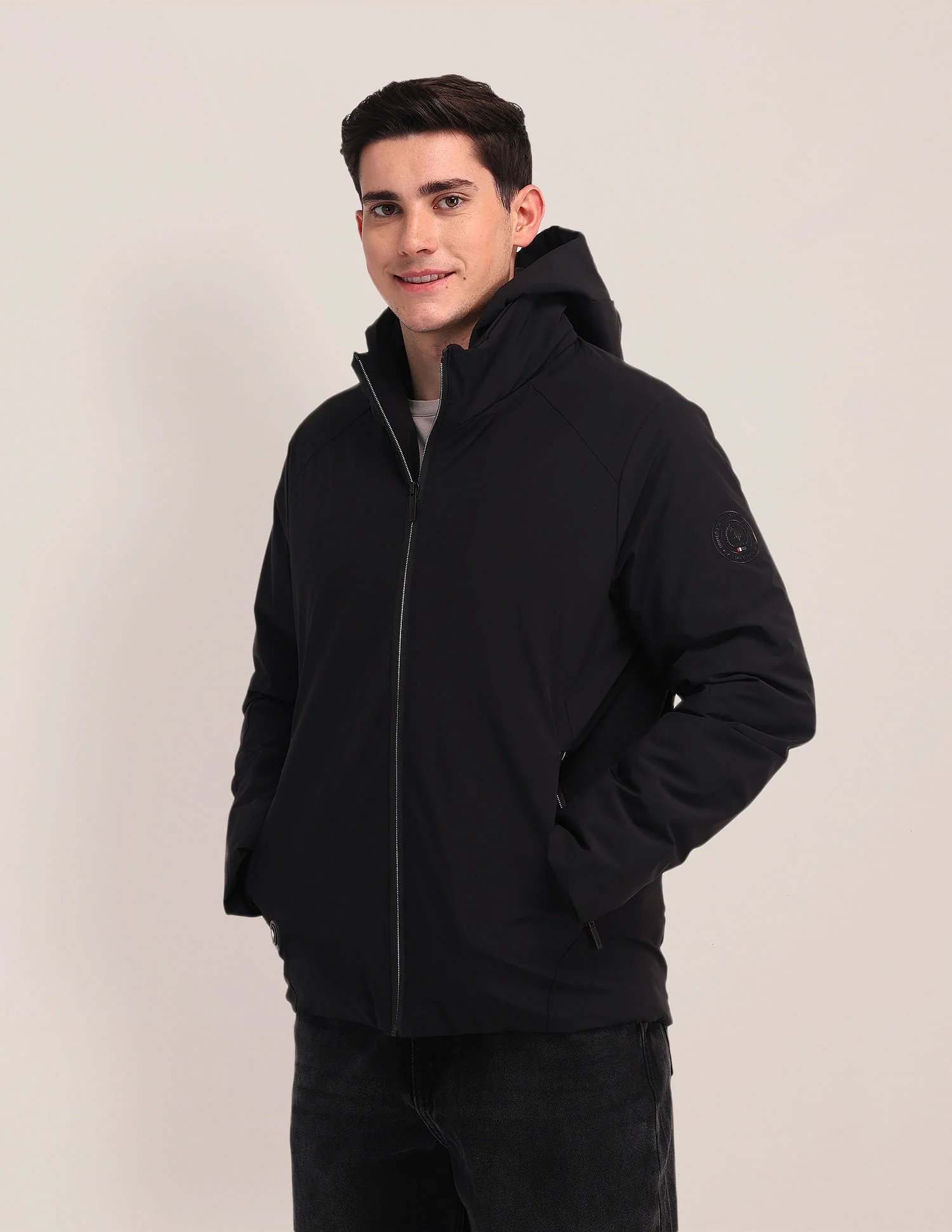 Detachable Hood Padded Jacket - Image 9