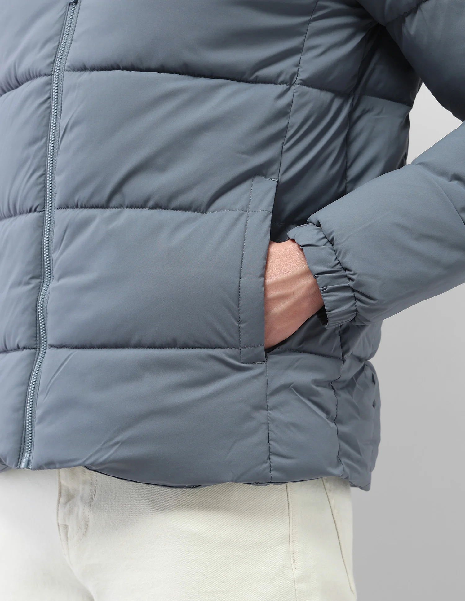 Detachable Hood Puffer Jacket - Image 8