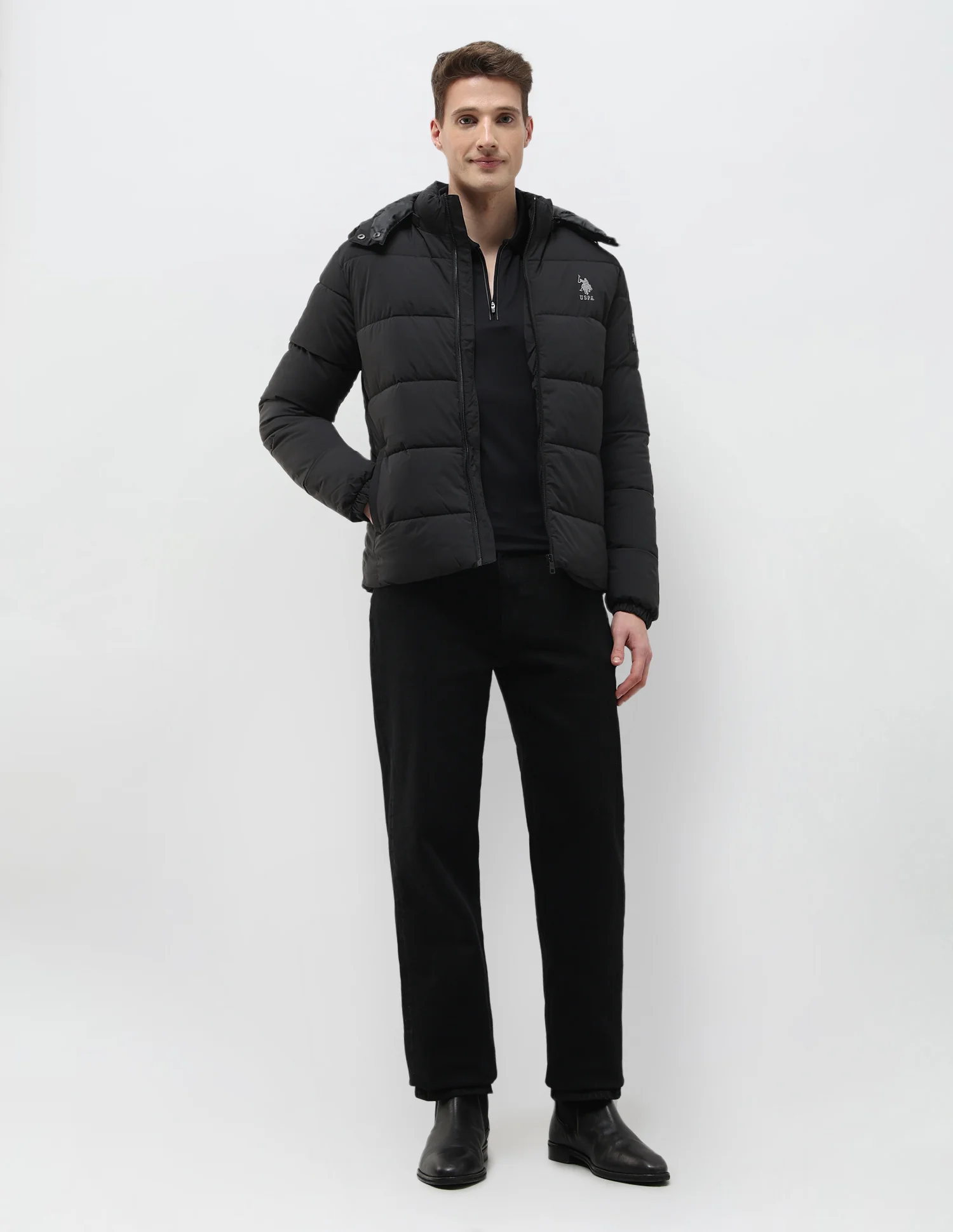 Detachable Hood Puffer Jacket - Image 3