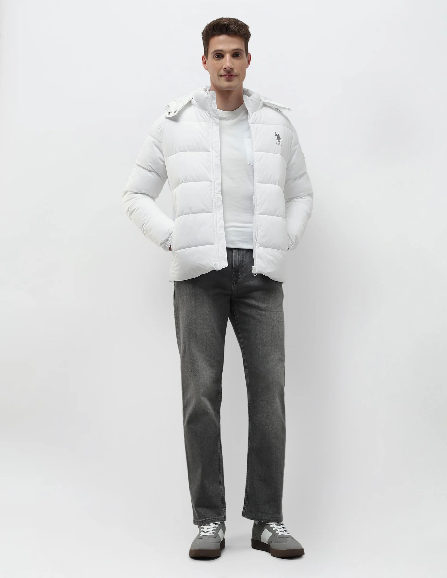 Detachable Hood Puffer Jacket - Image 3