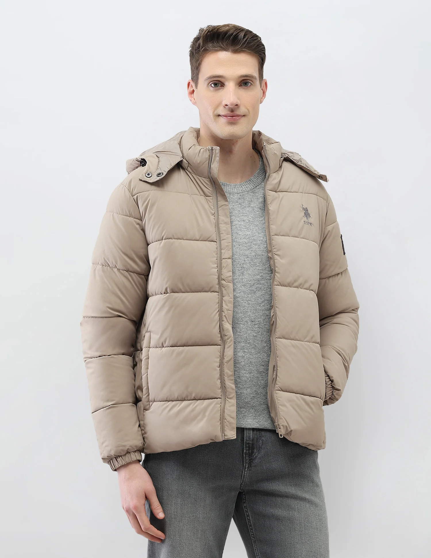 Detachable Hood Puffer Jacket