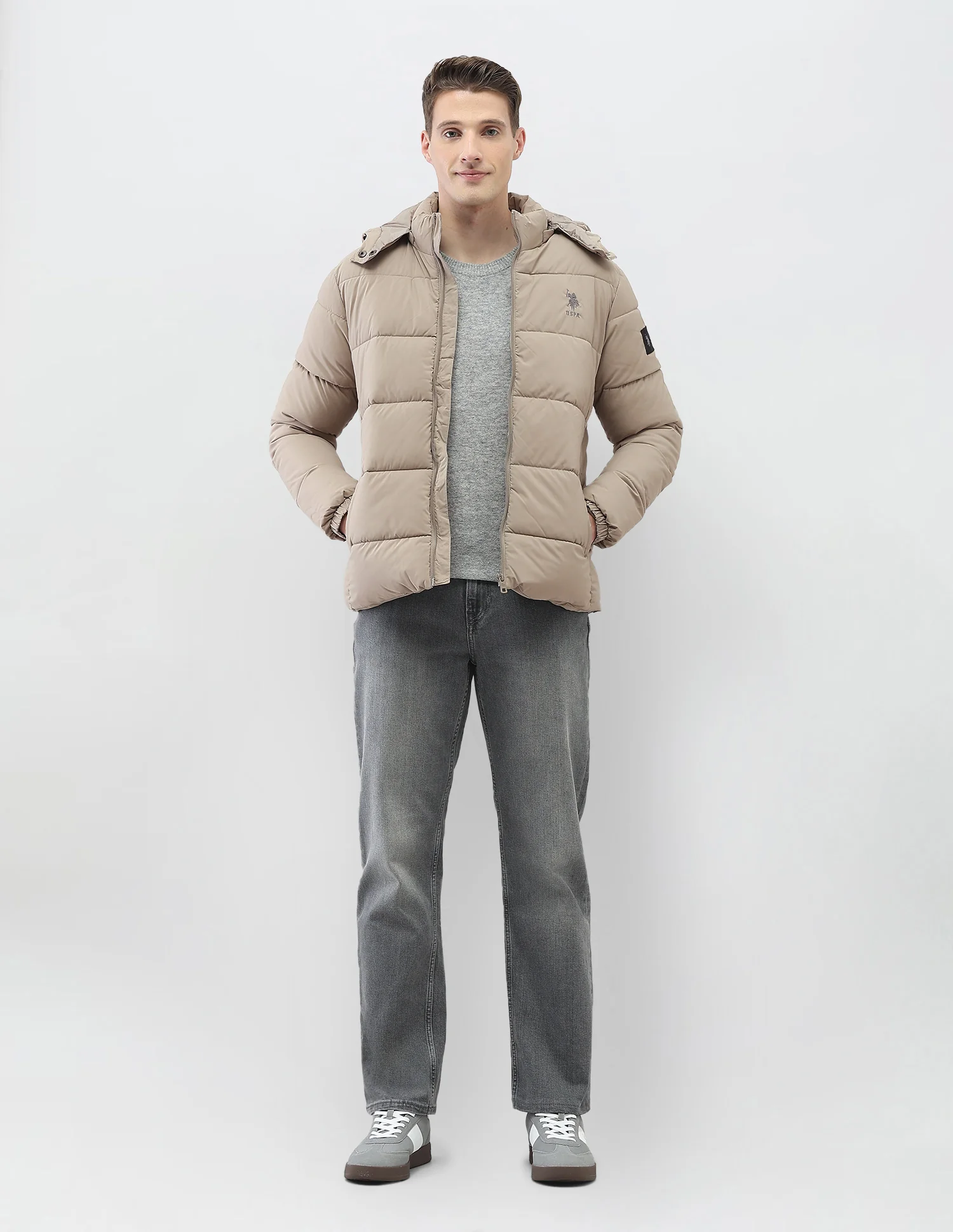 Detachable Hood Puffer Jacket - Image 3
