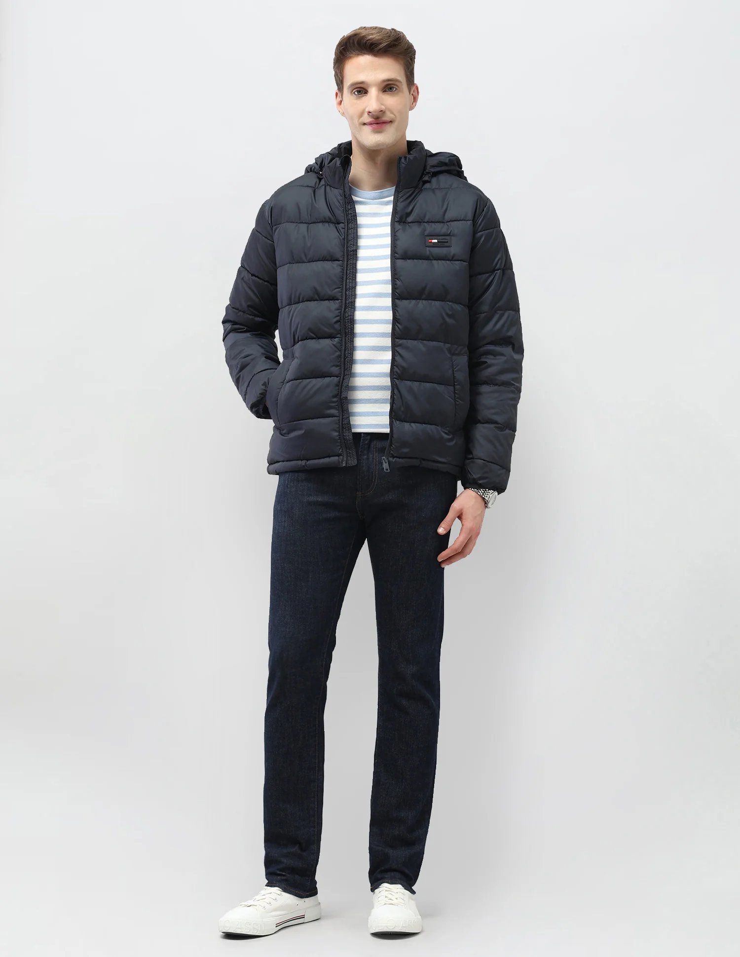 Detachable Hood Puffer Jacket - Image 3