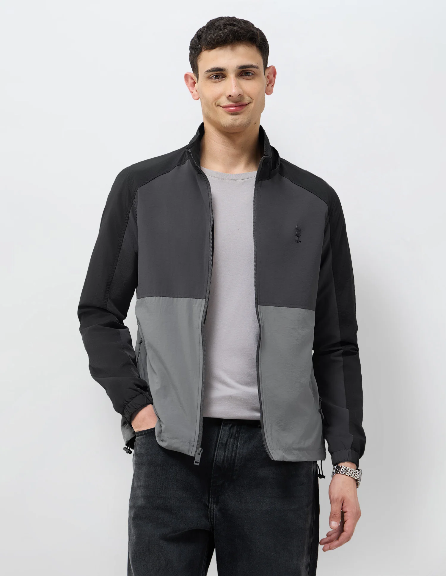 Detachable Hood Regular Fit Jacket
