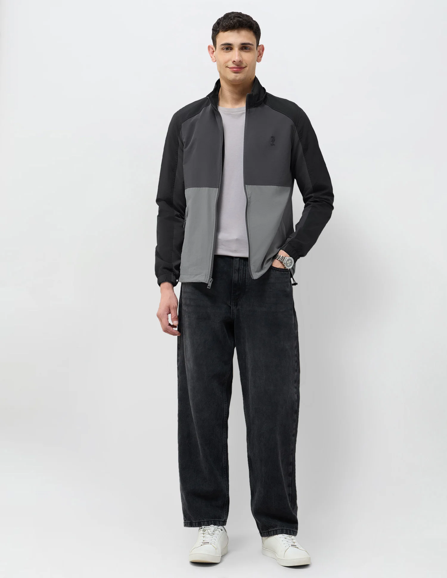 Detachable Hood Regular Fit Jacket - Image 3