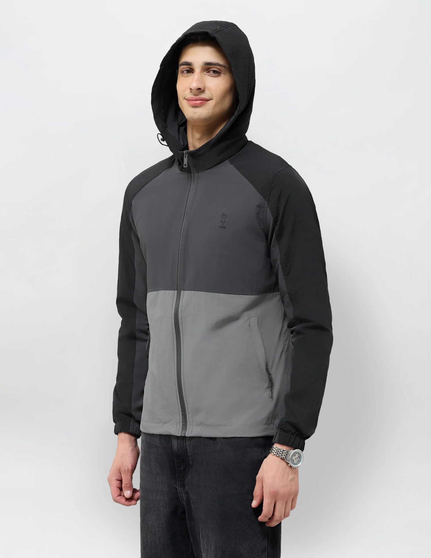 Detachable Hood Regular Fit Jacket - Image 4