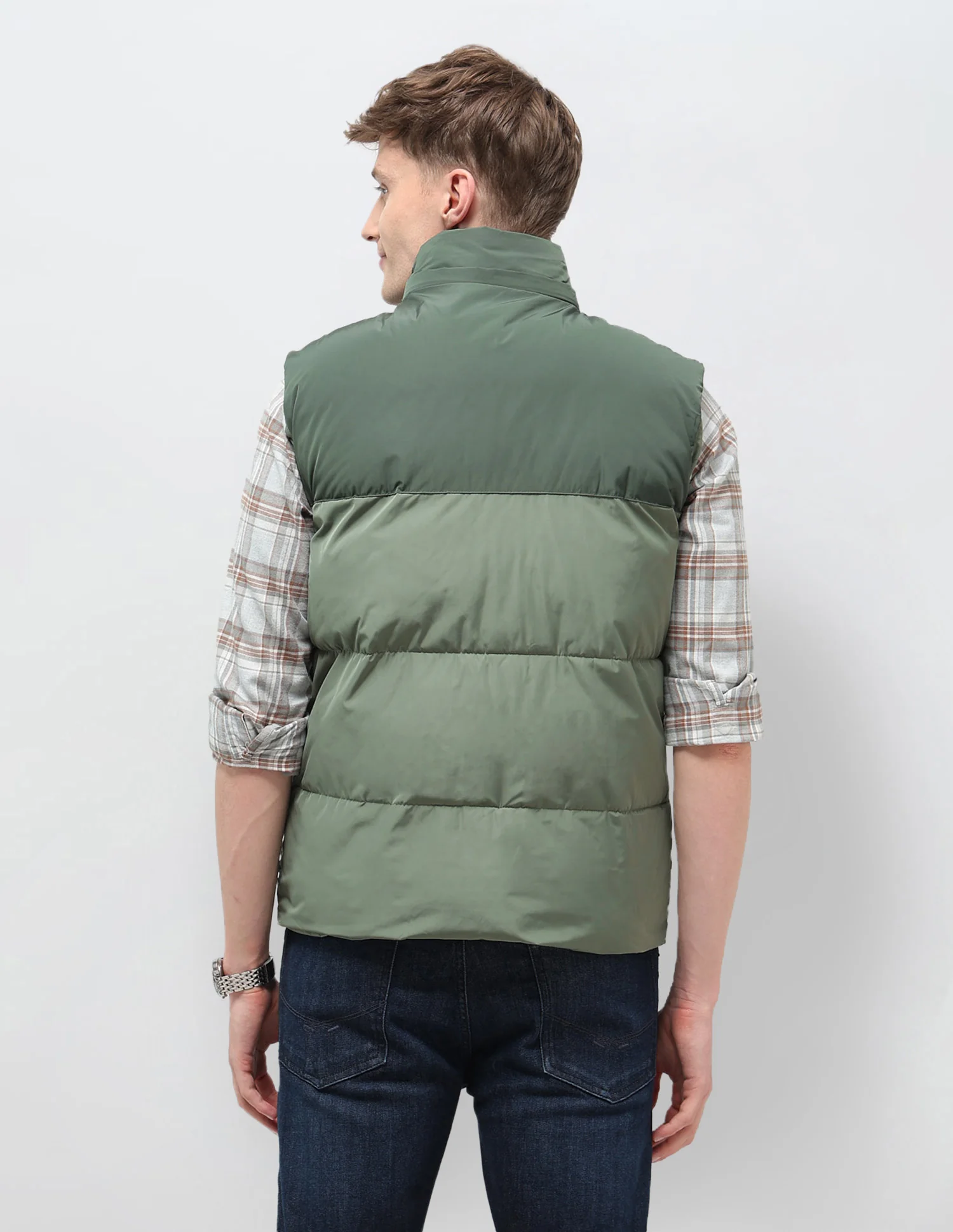 Detachable Hood Solid Jacket - Image 11