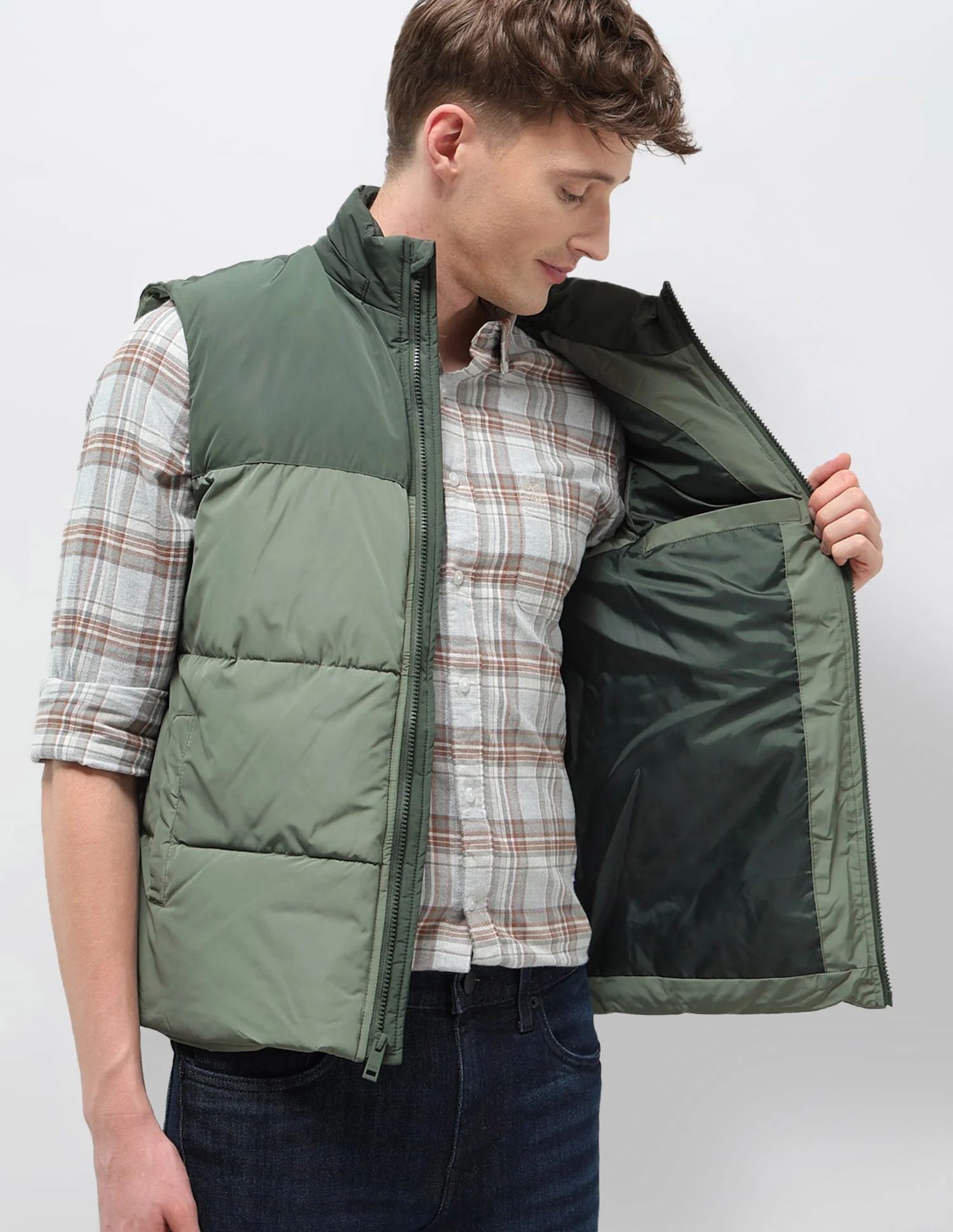 Detachable Hood Solid Jacket - Image 9