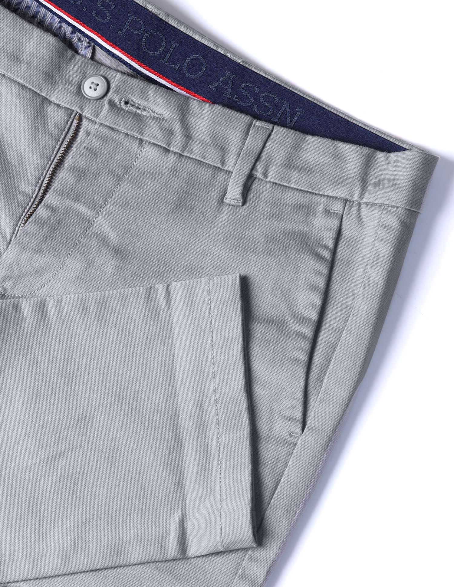 Dobby Denver Slim Fit Trousers - Image 2
