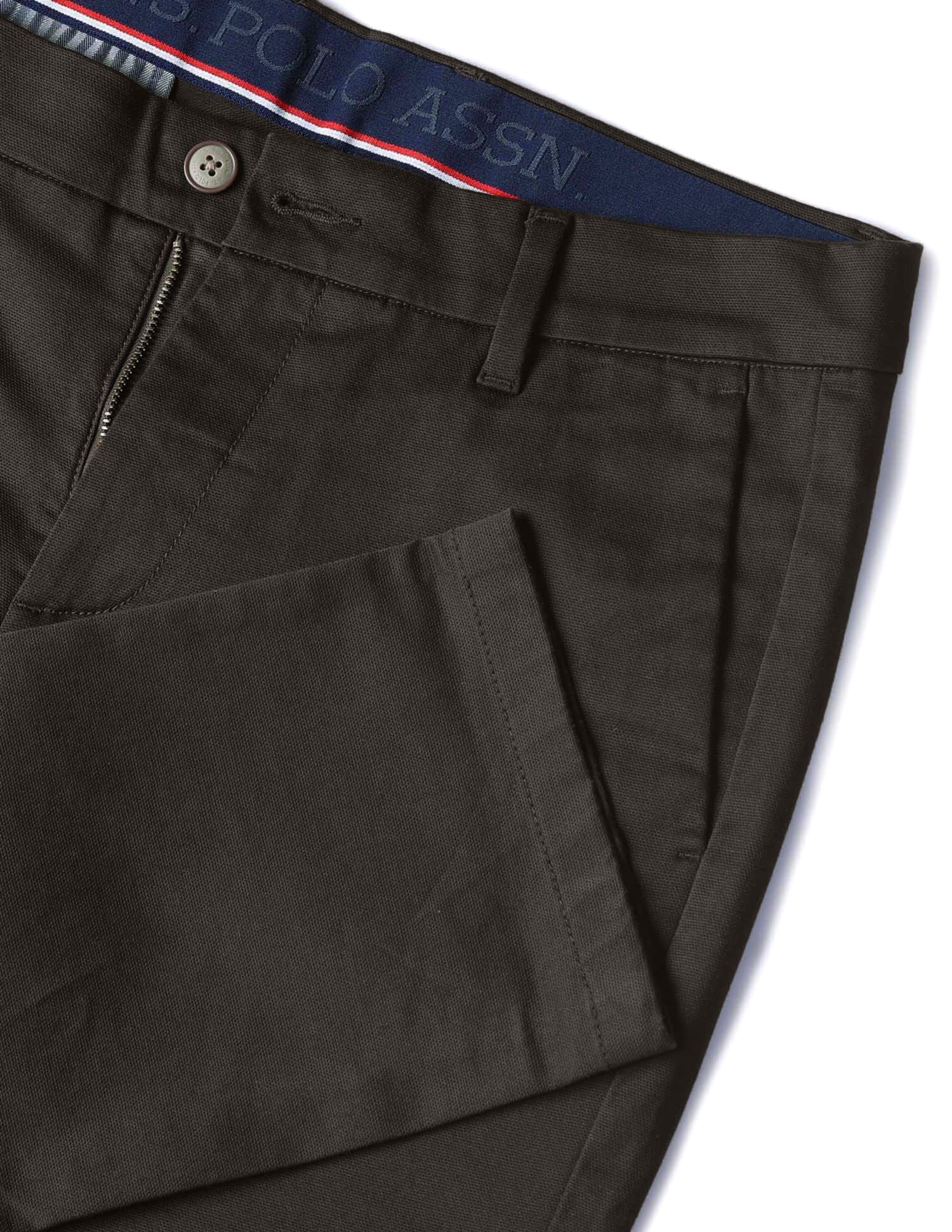 Dobby Denver Slim Fit Trousers - Image 9