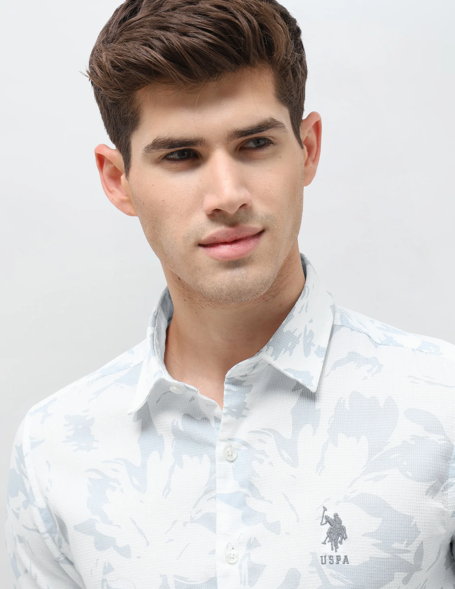 Dobby Floral Printed Shirt - Image 7