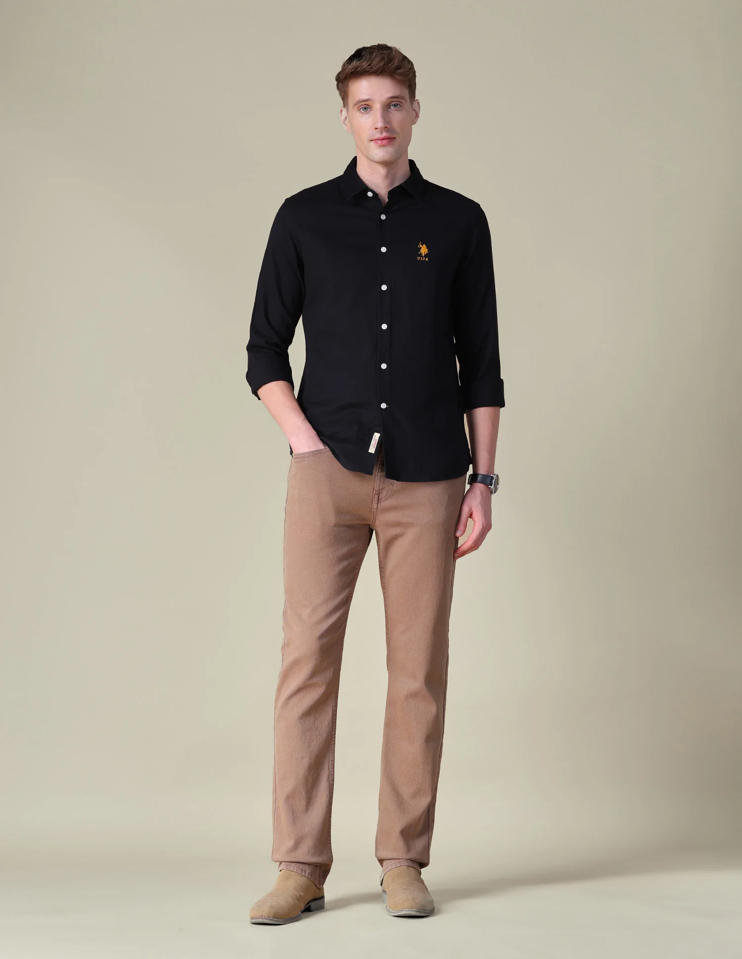 Dobby Regular Fit Shirt - Image 3
