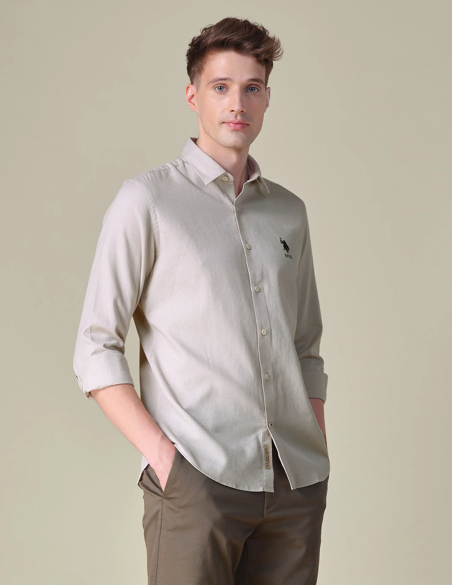 Dobby Regular Fit Shirt - Image 4