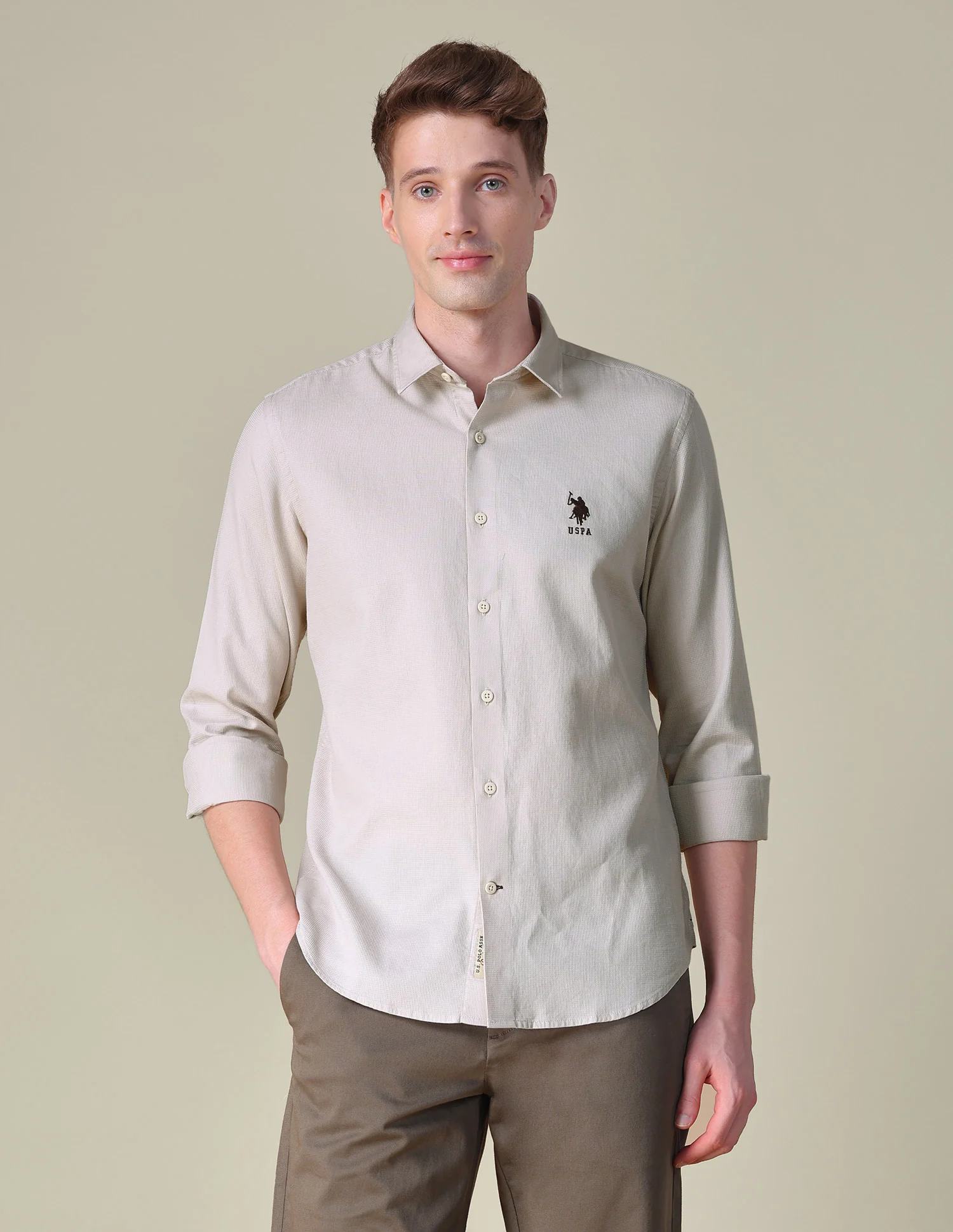 Dobby Regular Fit Shirt - Image 6