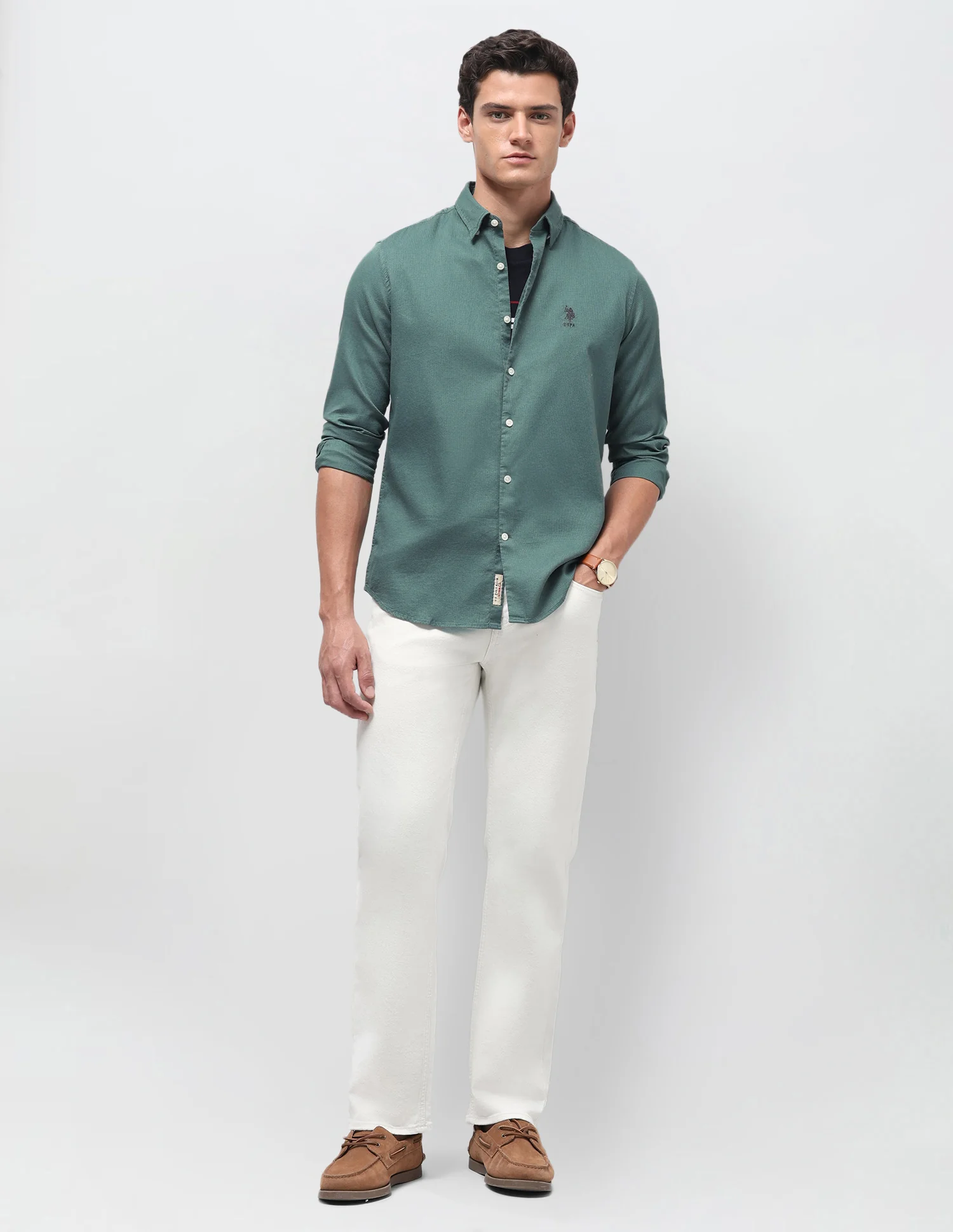 Dobby Regular Fit Shirt - Image 3