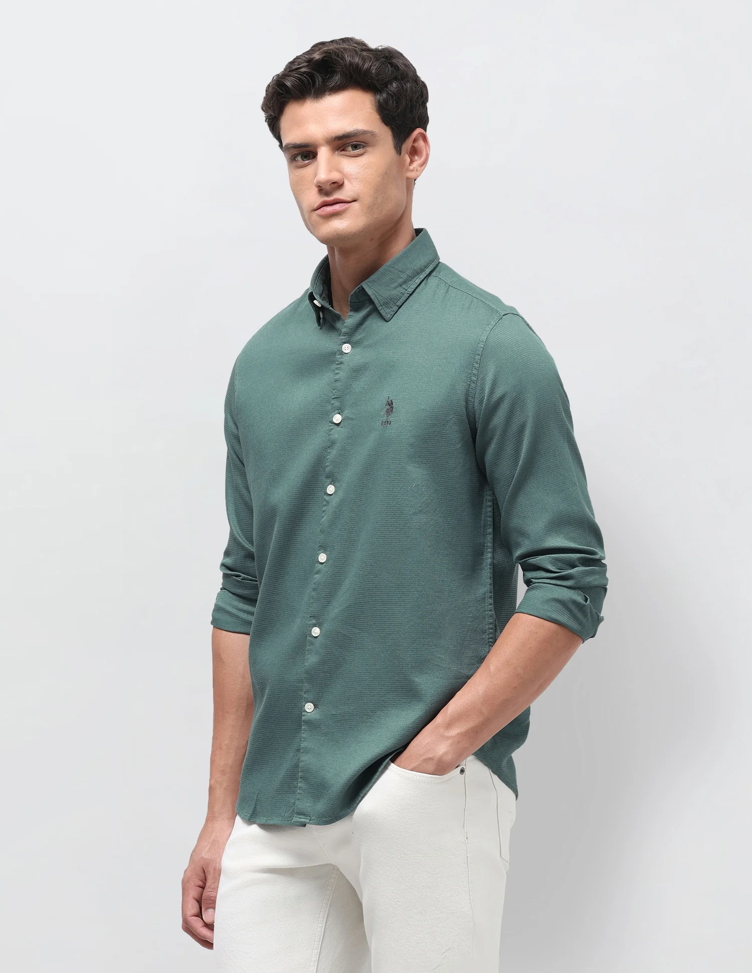Dobby Regular Fit Shirt - Image 4