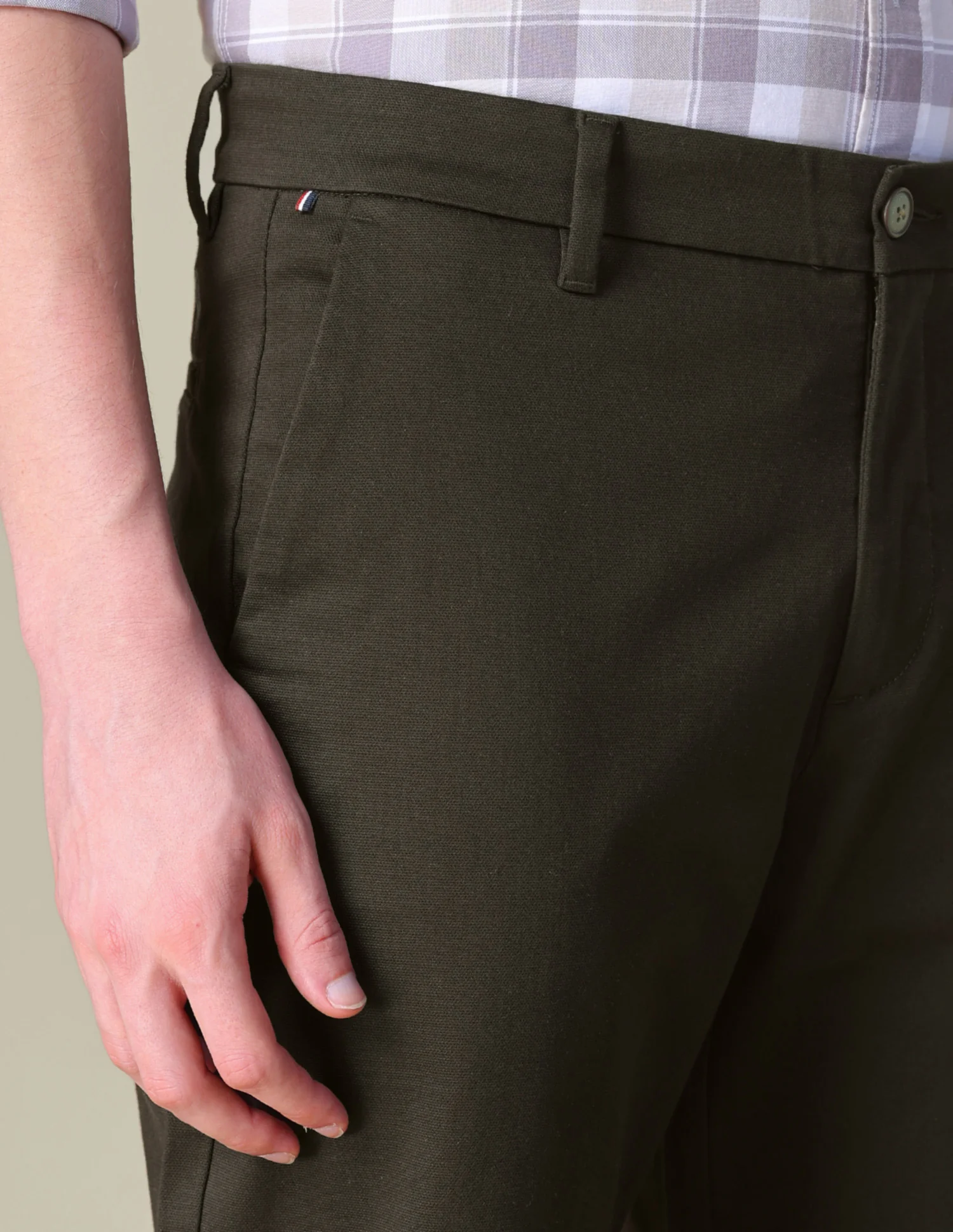 Dobby Riley Straight Fit Trousers - Image 8
