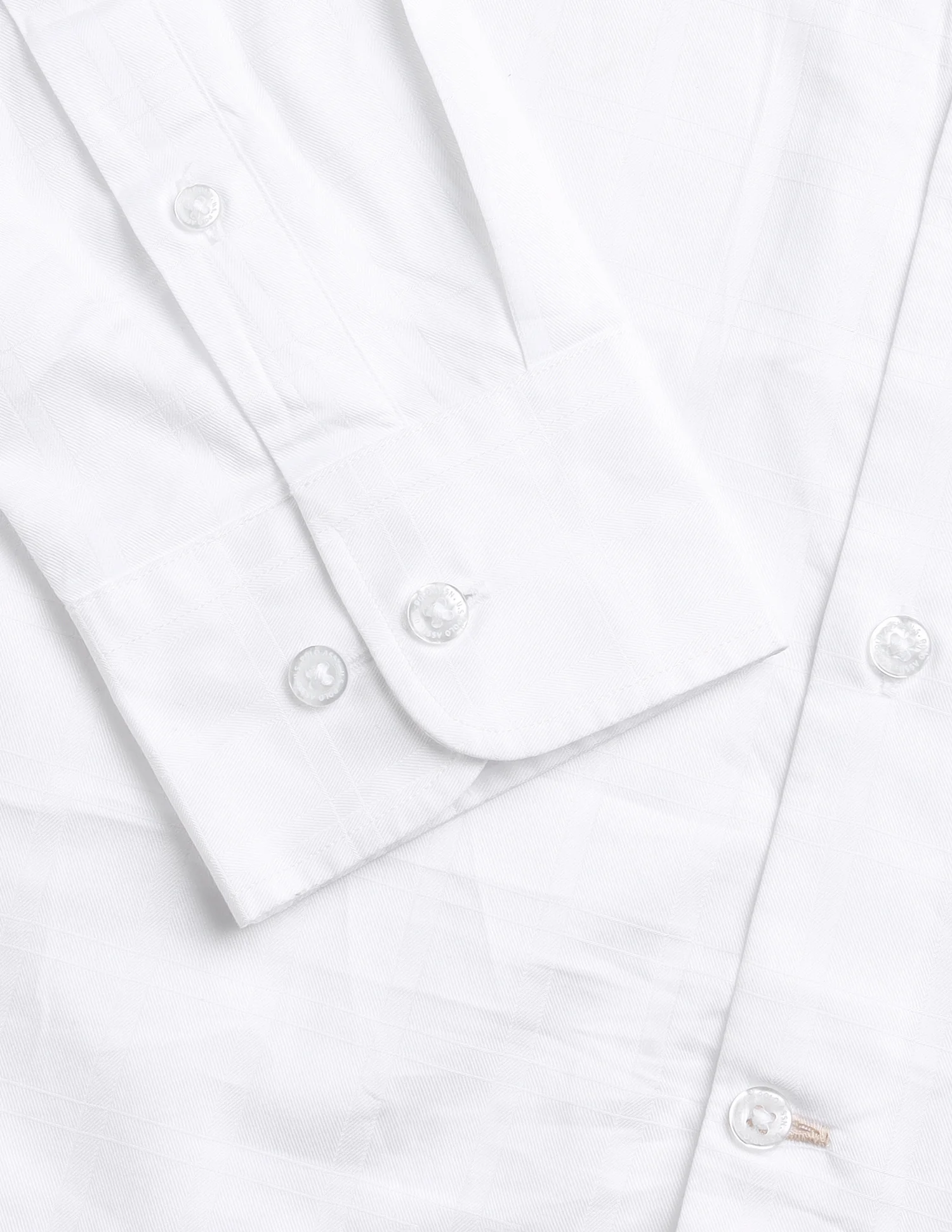 Dobby Self Design Grid Tattersall Checked Shirt - Image 8