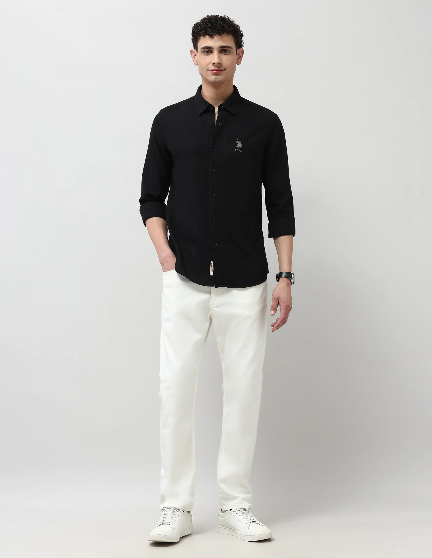 Dobby Slim Fit Shirt - Image 3