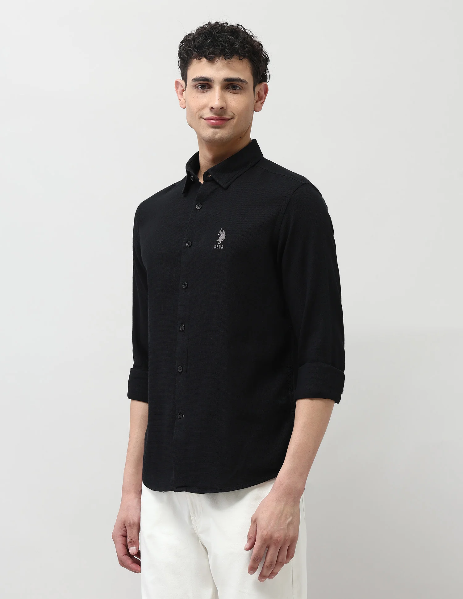 Dobby Slim Fit Shirt - Image 4