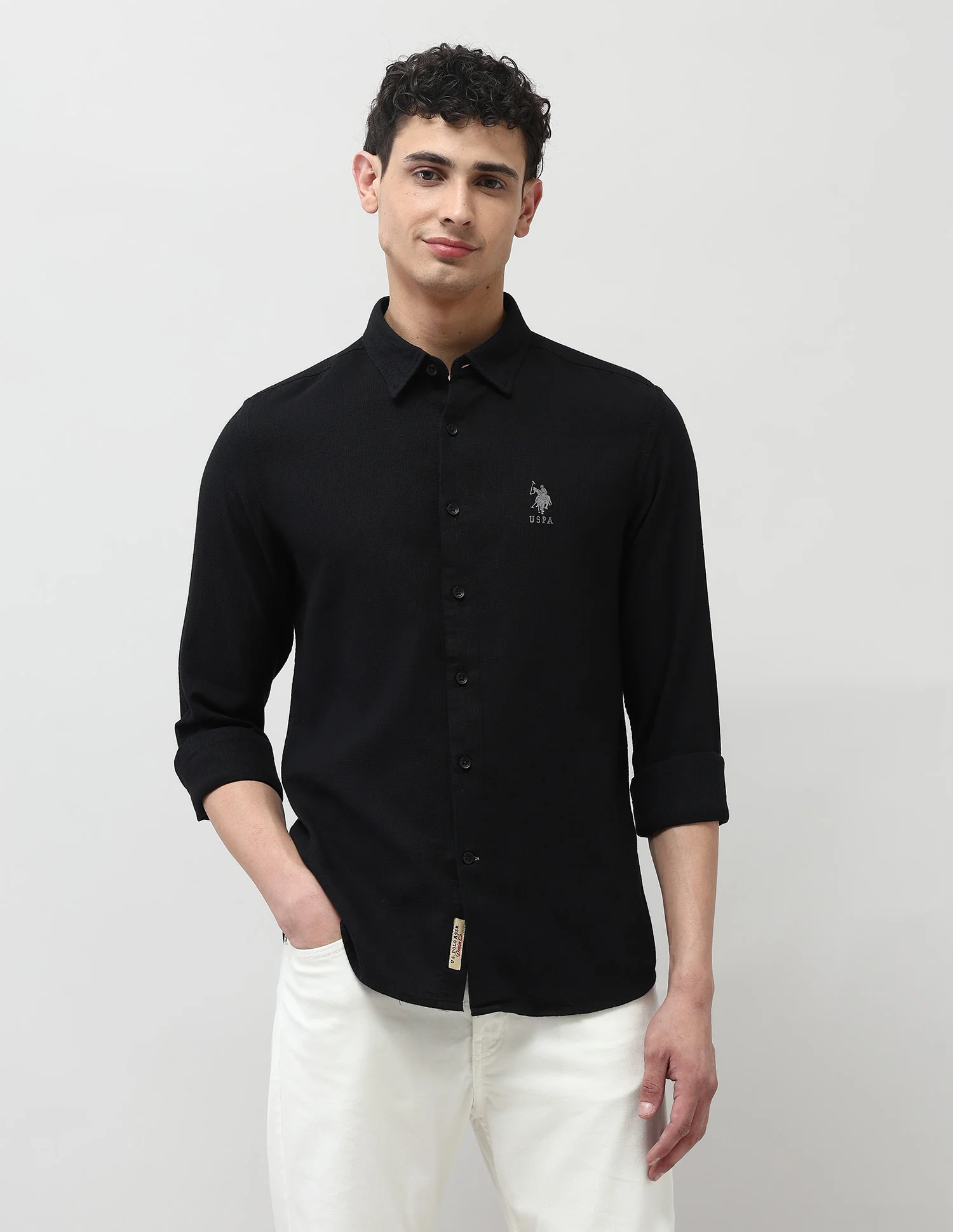 Dobby Slim Fit Shirt - Image 6