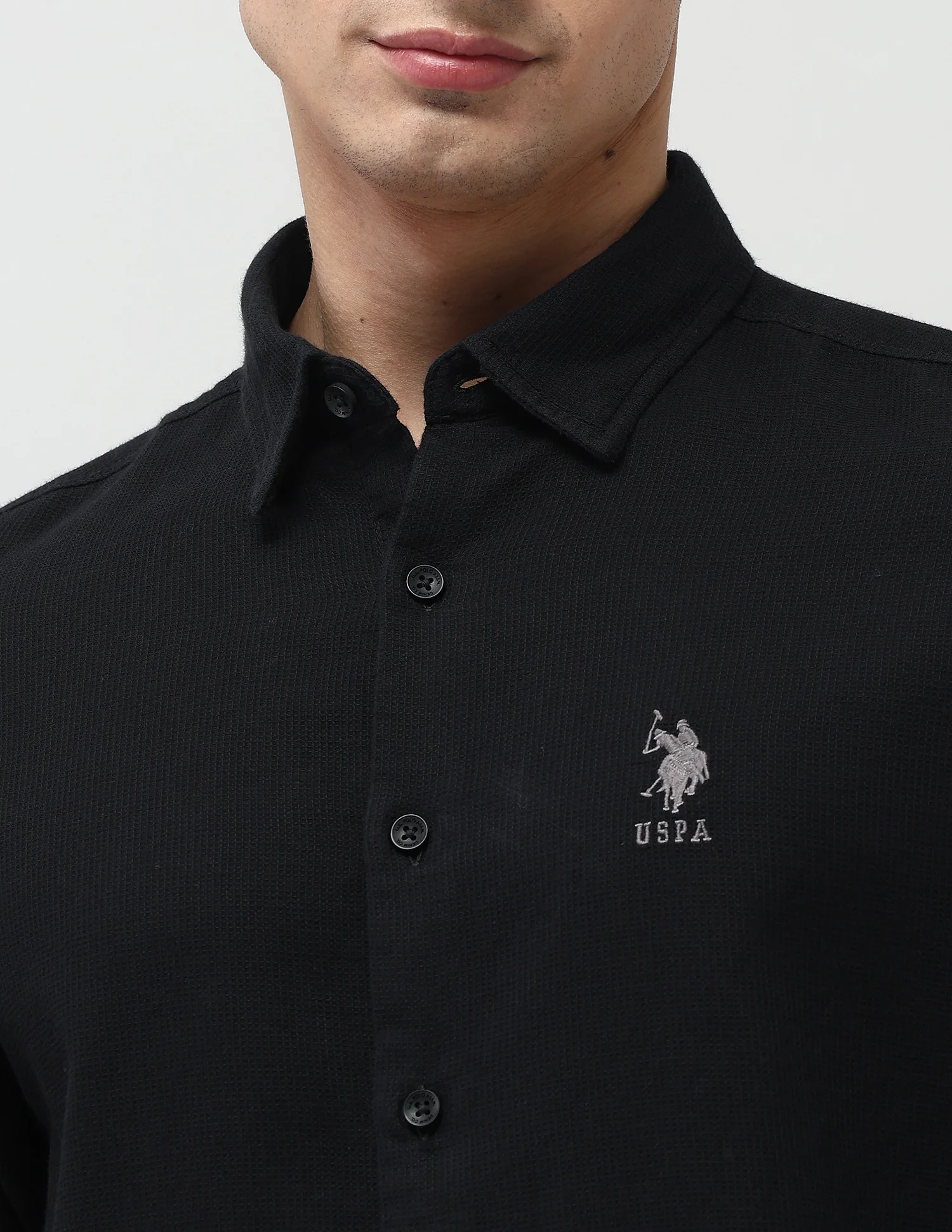 Dobby Slim Fit Shirt - Image 7
