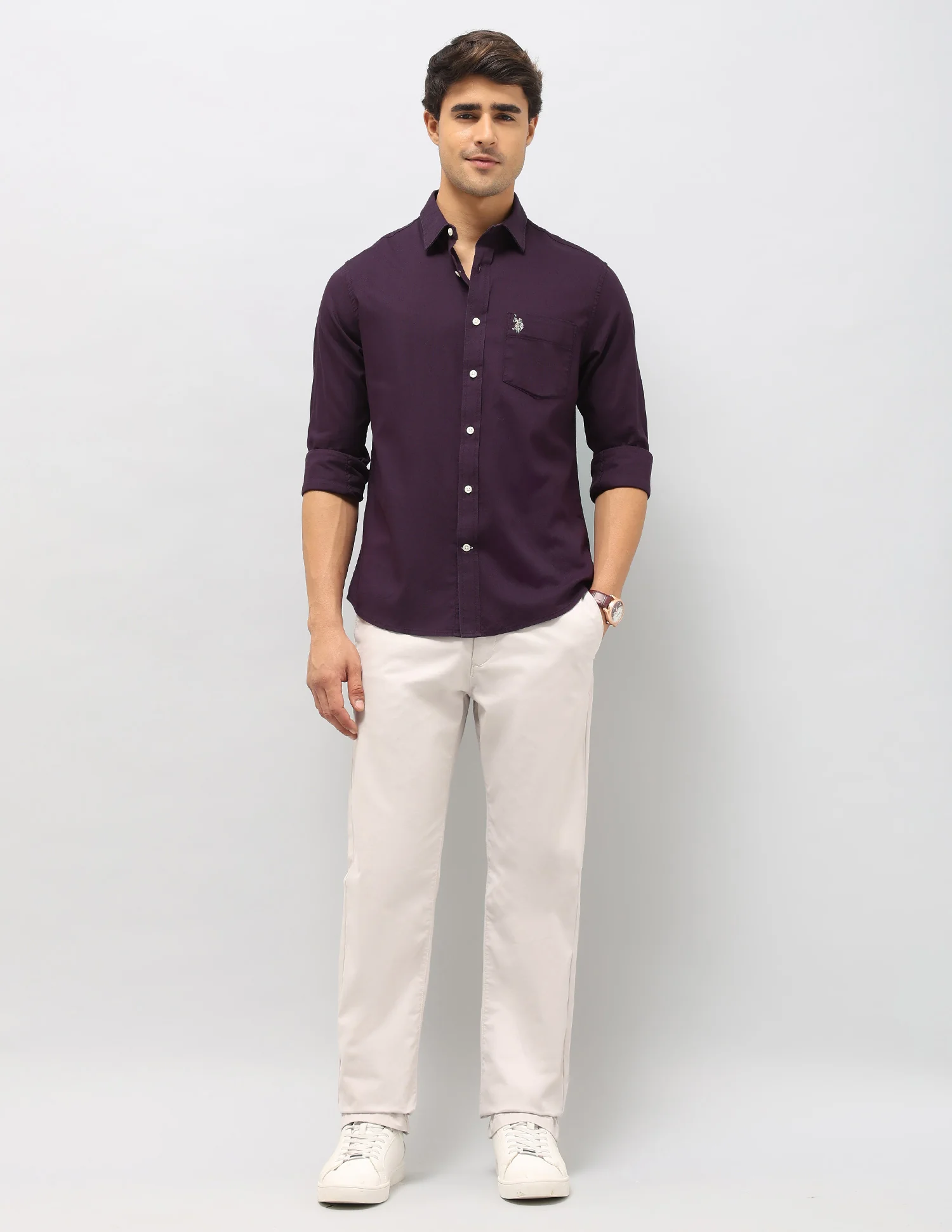Dobby Tailored Fit Shirt - Image 3