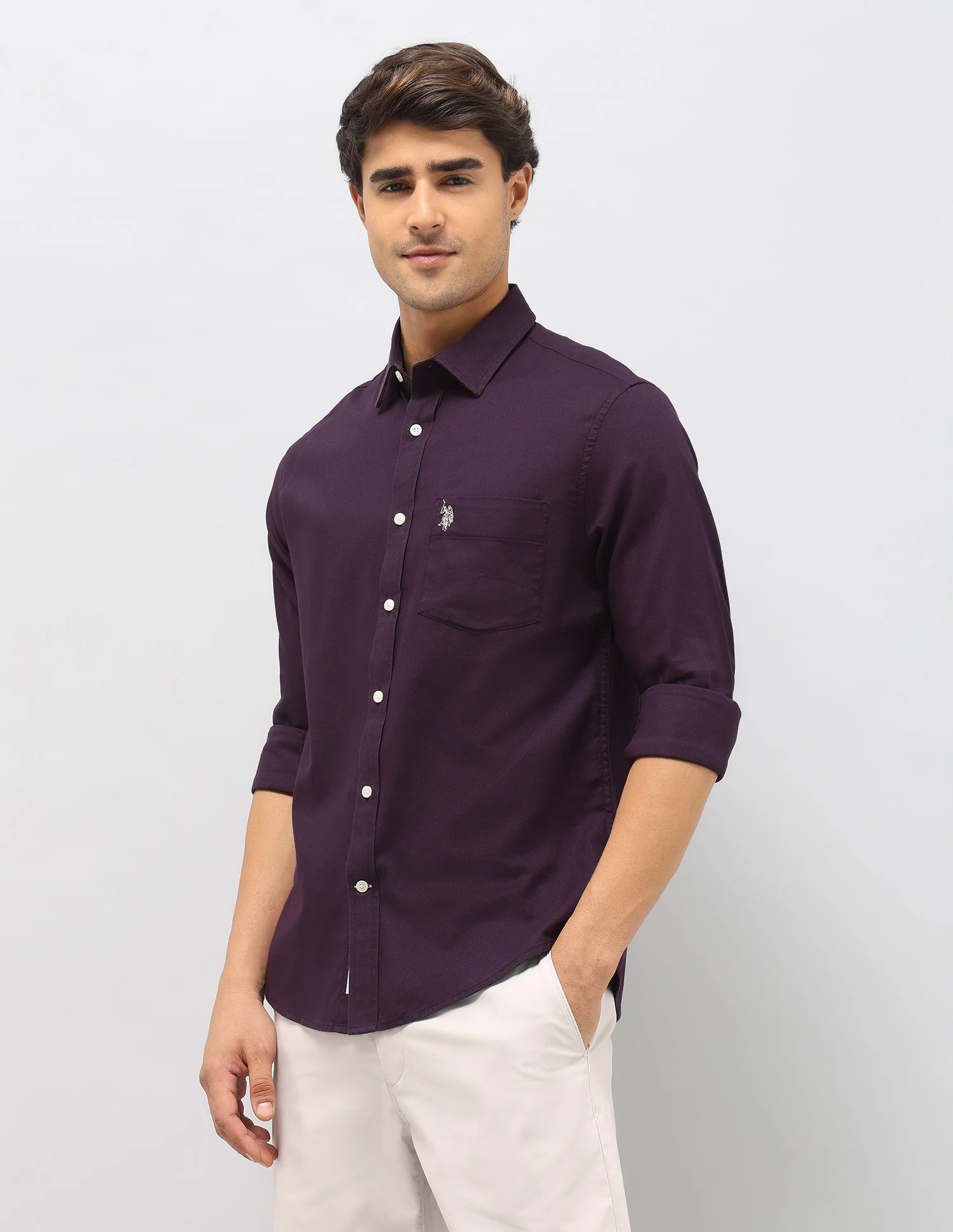 Dobby Tailored Fit Shirt - Image 4