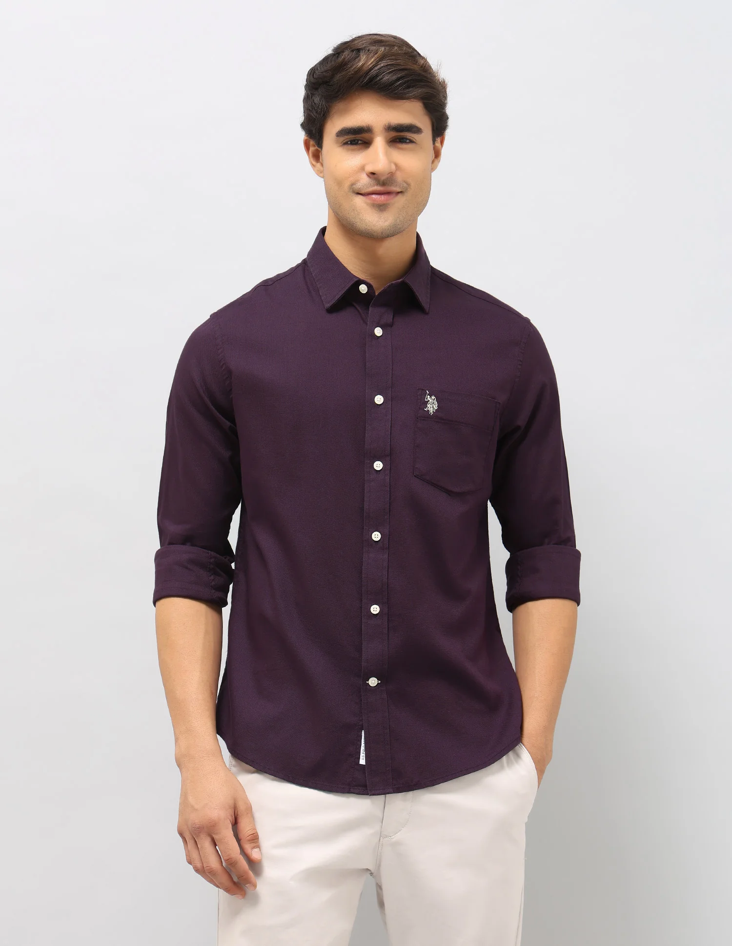 Dobby Tailored Fit Shirt - Image 6
