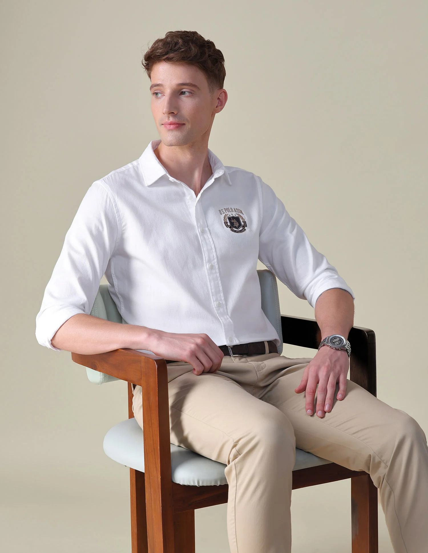 Dobby Tailored Fit Shirt - Image 2